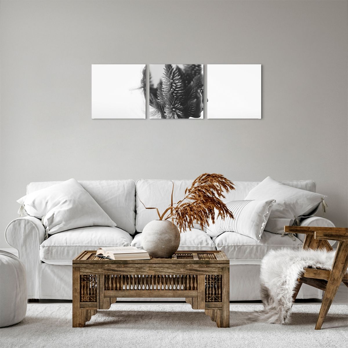 Obraz Na Płótnie - Kobieta Postać - 90X30 Cm - Ca90X30-3799