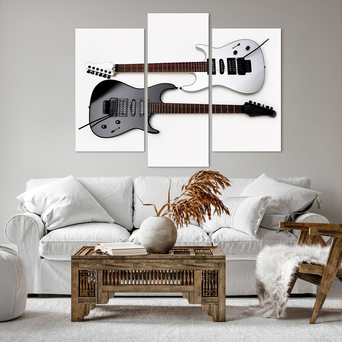 Obraz Na Płótnie - Gitara Muzyka  - 130X100 Cm - Cb130X100-0369