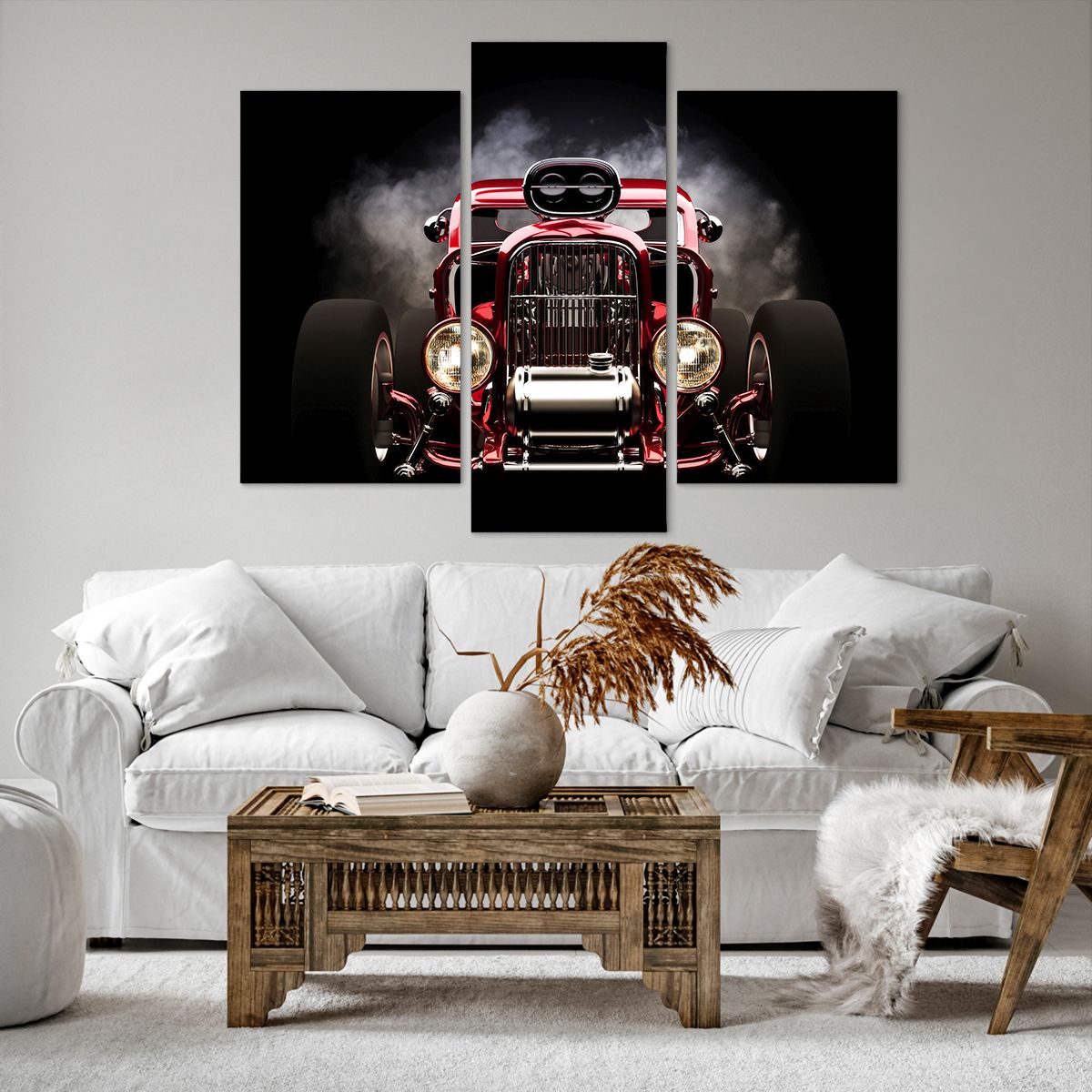 Obraz Na Płótnie - Samochód Retro - 130X100 Cm - Cb130X100-2422