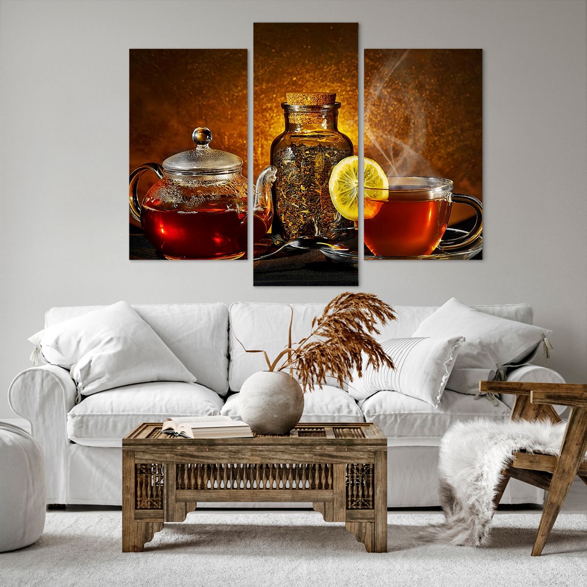Obraz Na Płótnie - Herbata Napar  - 130X100 Cm - Cb130X100-2434