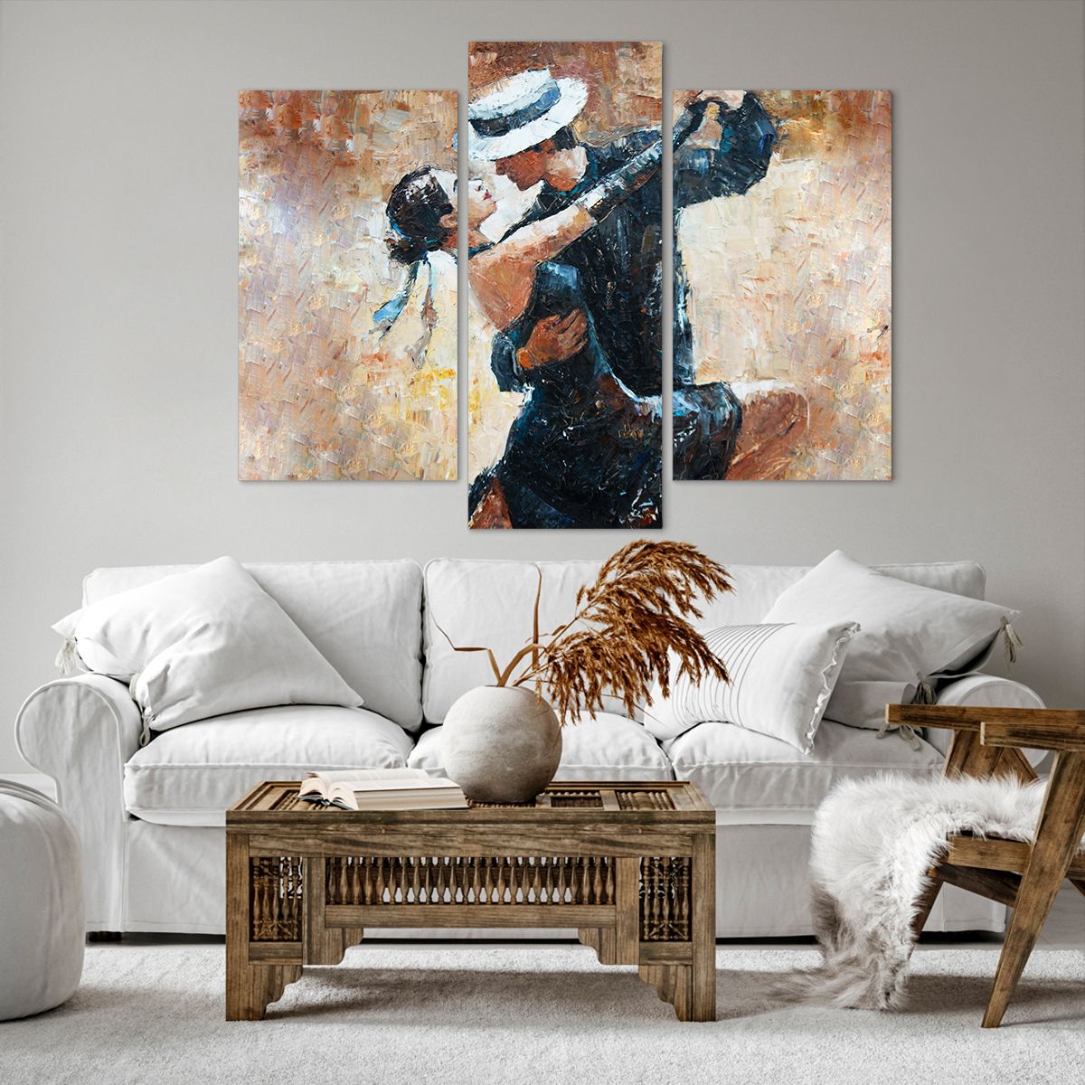Obraz Na Płótnie - Tancerze Tango - 130X100 Cm - Cb130X100-3773