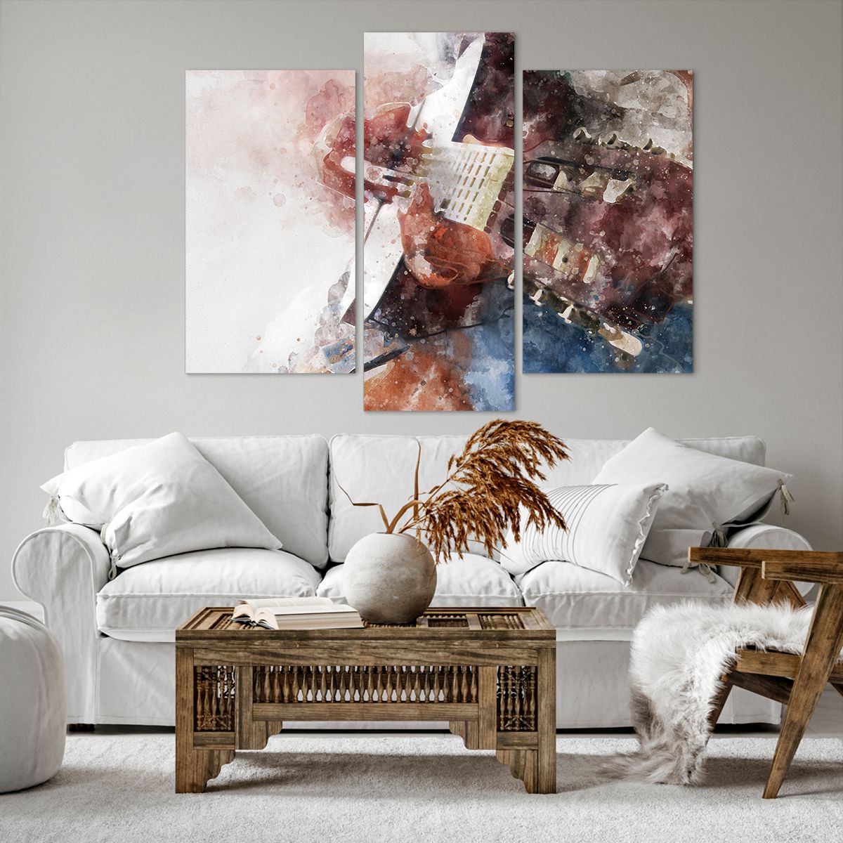 Obraz Na Płótnie - Muzyka Gitara - 130X100 Cm - Cb130X100-4000