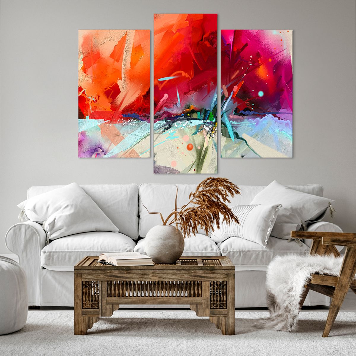 Obraz Na Płótnie - Kompozycja Dynamika - 130X100 Cm - Cb130X100-4036