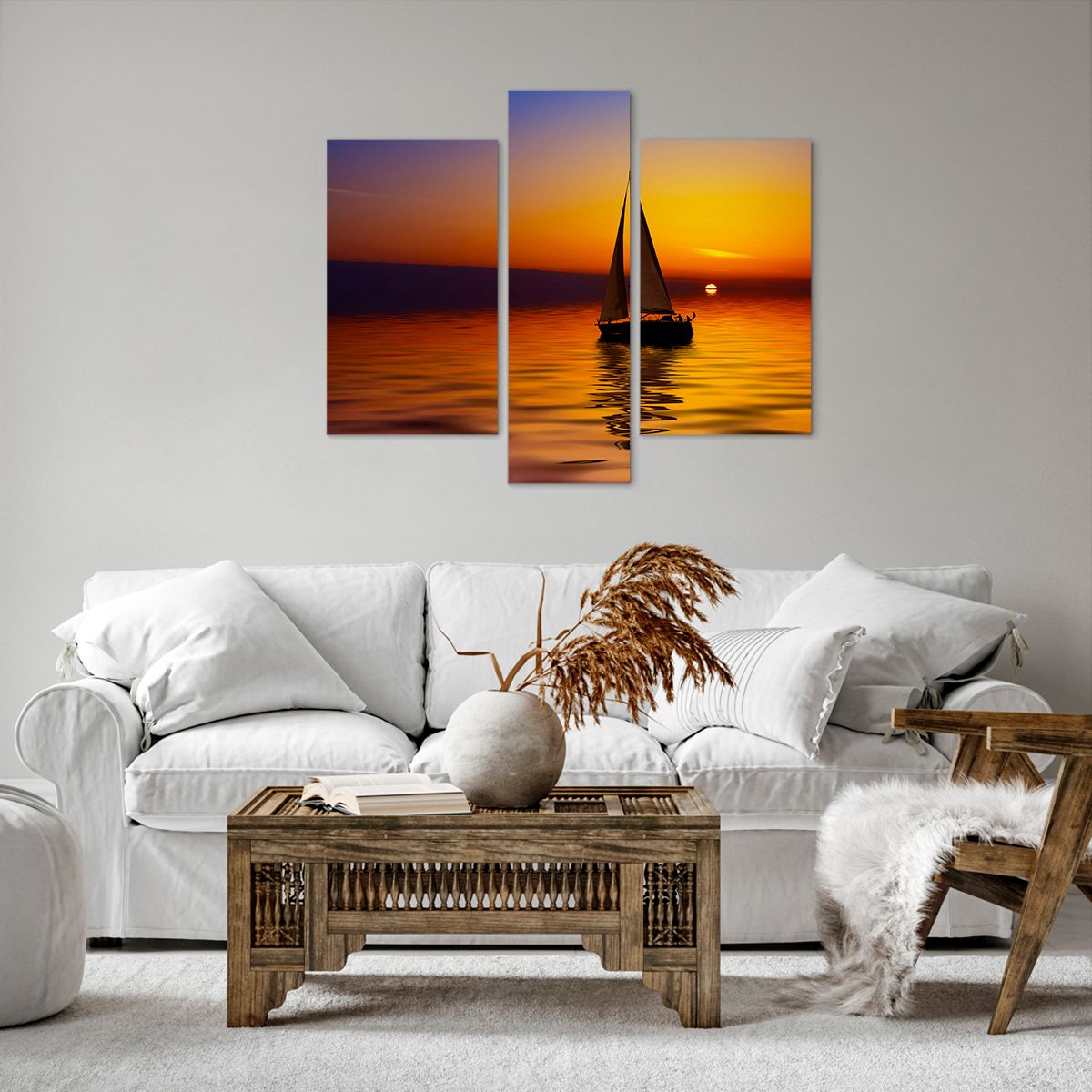 Obraz Na Płótnie - Żaglówka Rejs - 95X80 Cm - Cb95X80-0106