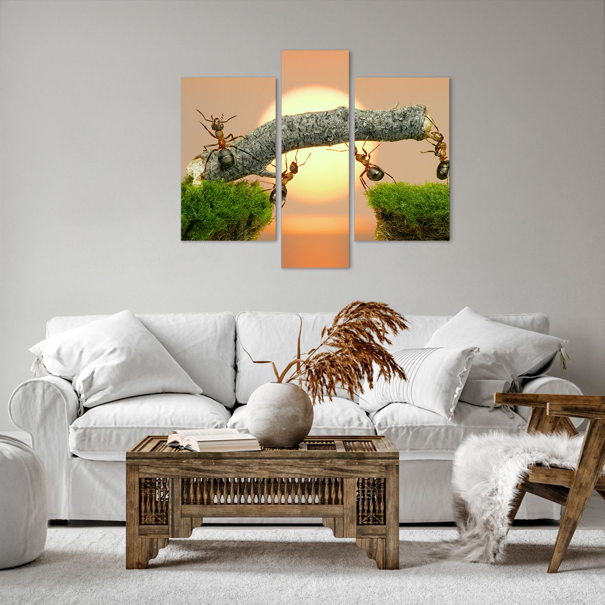 Obraz Na Płótnie - Przyroda Mrówka - 95X80 Cm - Cb95X80-2104