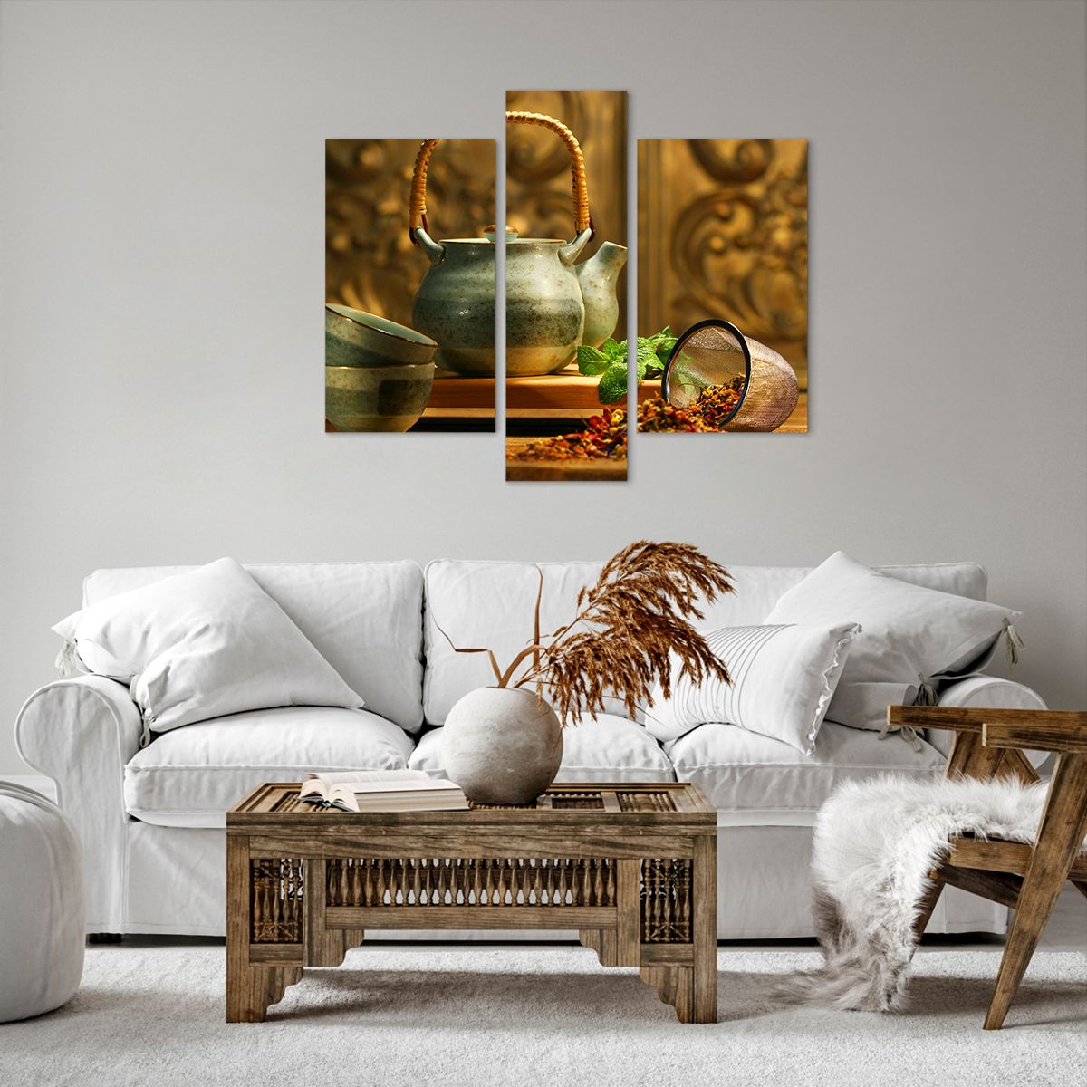Obraz Na Płótnie - Imbryk Herbata - 95X80 Cm - Cb95X80-2628