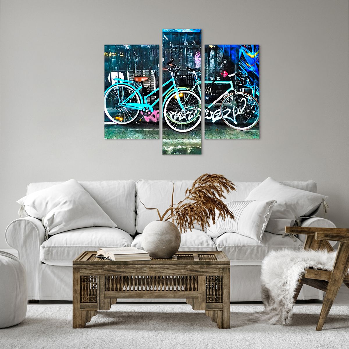 Obraz Na Płótnie - Rower Ulica - 95X80 Cm - Cb95X80-2949