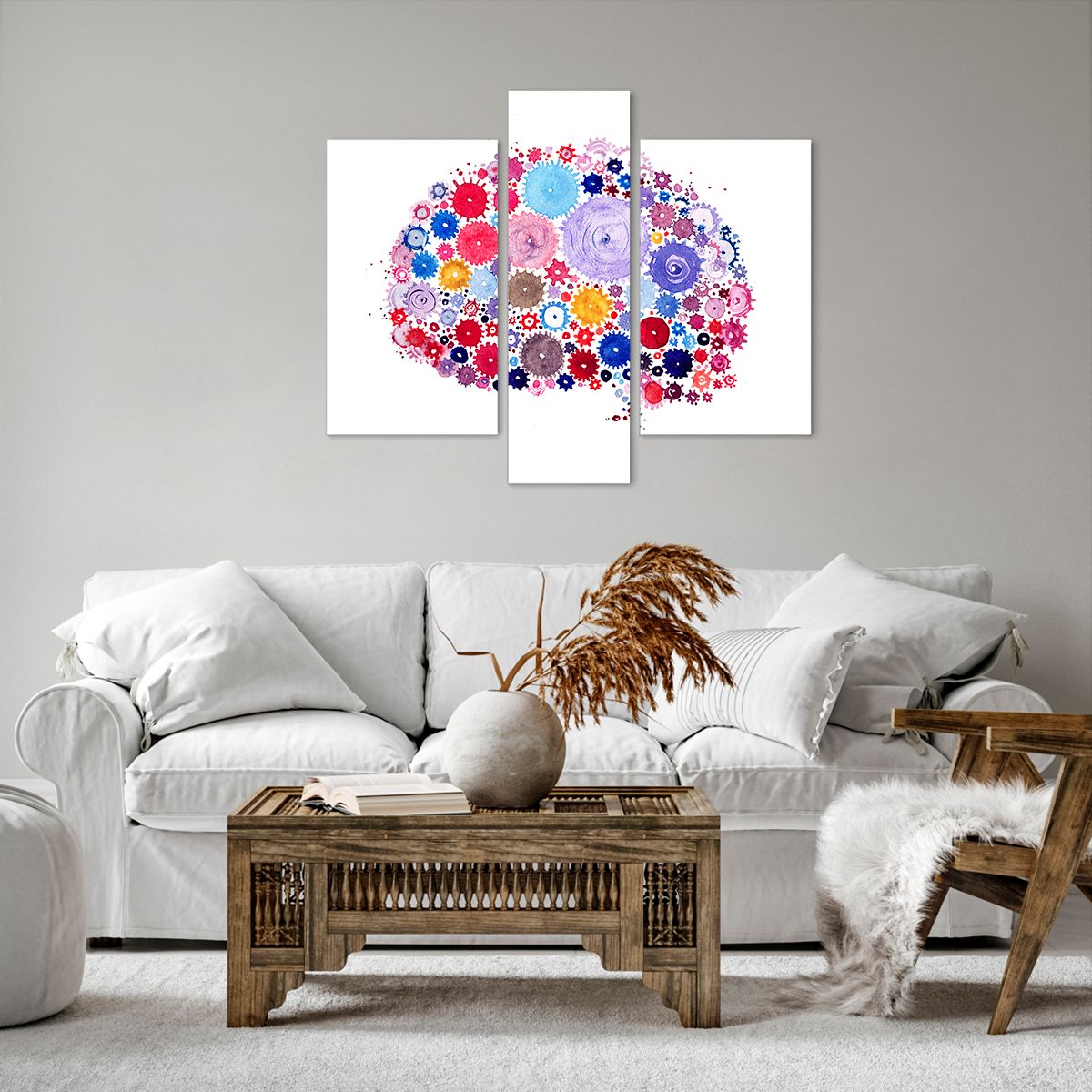 Obraz Na Płótnie - Rysunek Kolor - 95X80 Cm - Cb95X80-2977