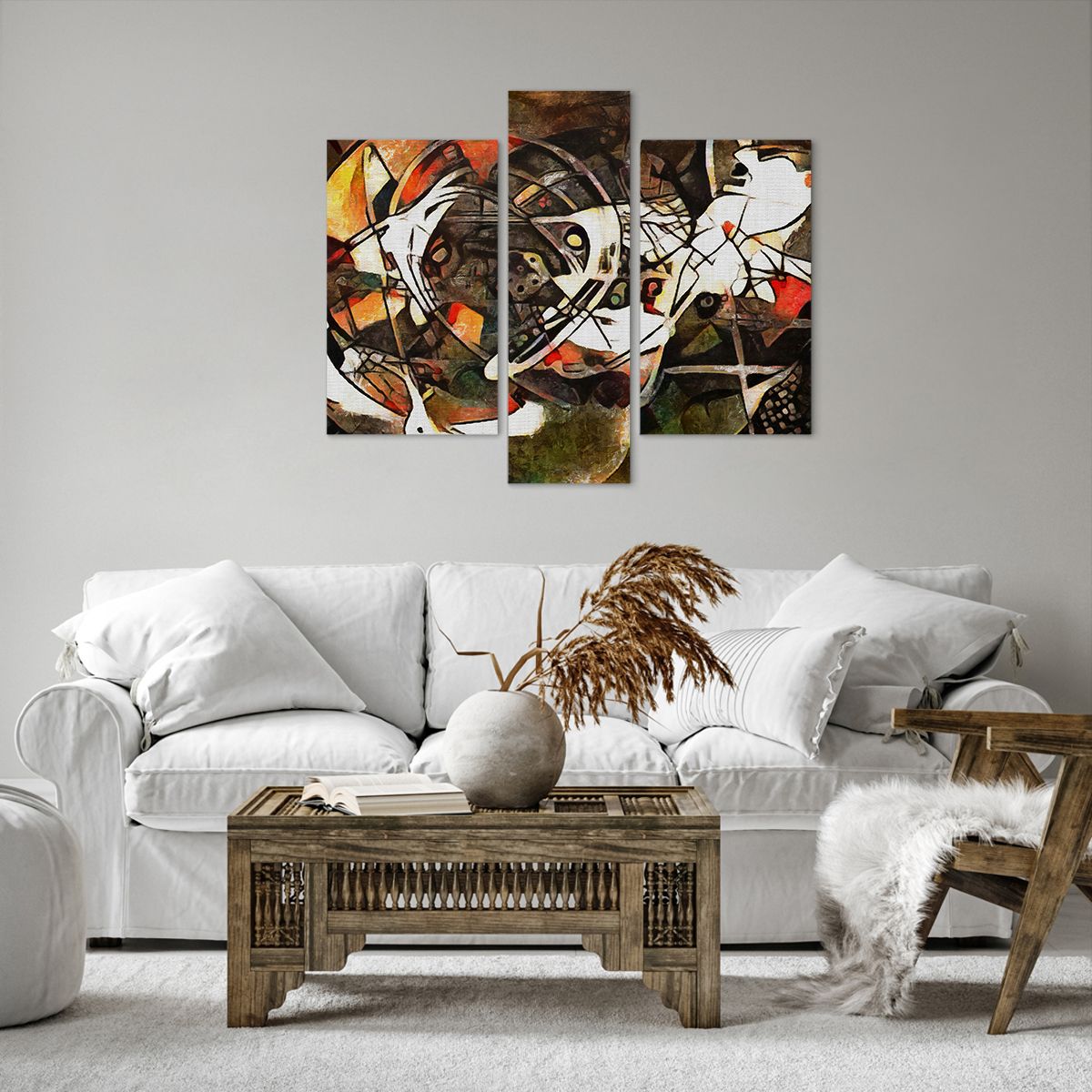 Obraz Na Płótnie - Dynamika Kontrasty - 95X80 Cm - Cb95X80-3452
