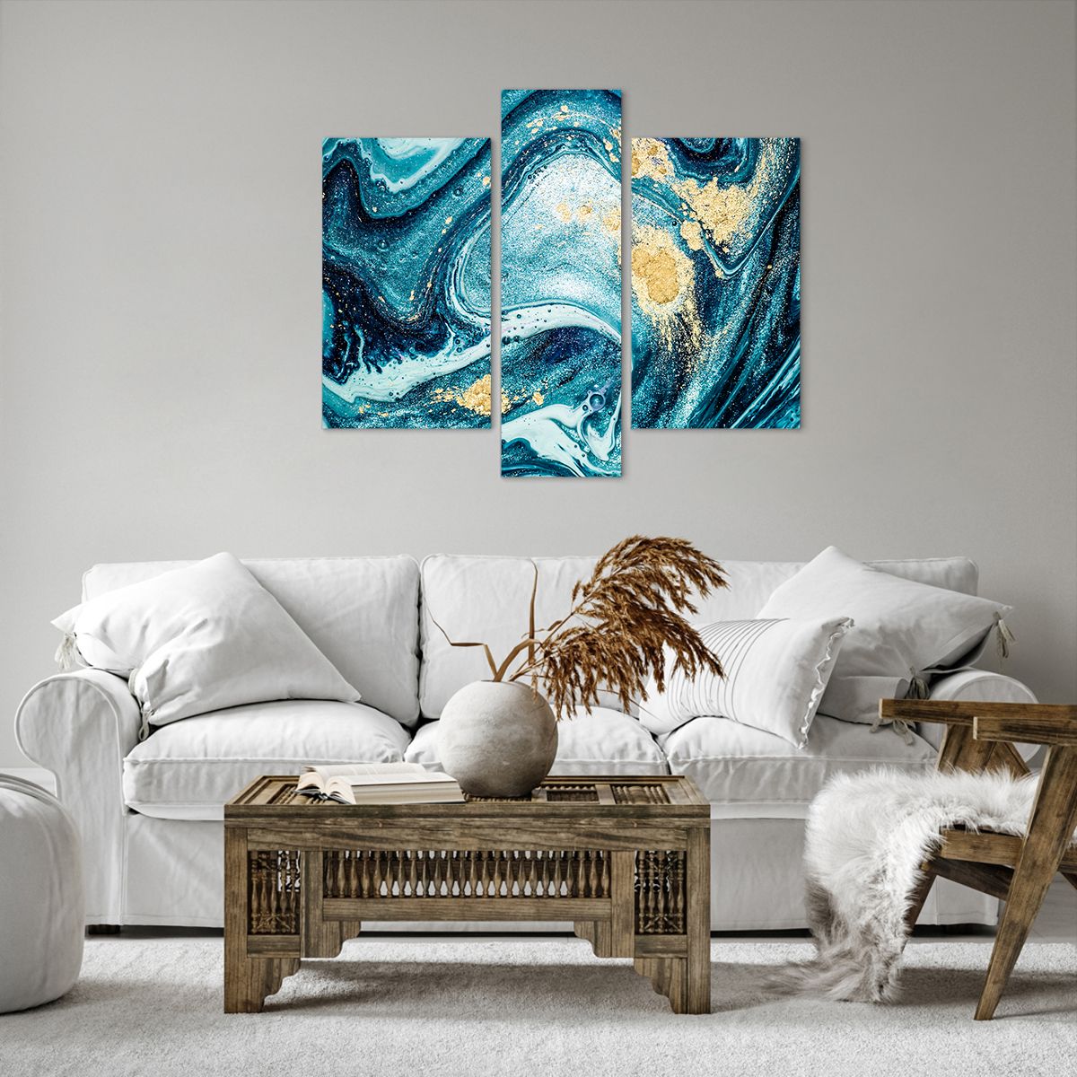 Obraz Na Płótnie - Kompozycja Barw - 95X80 Cm - Cb95X80-3493