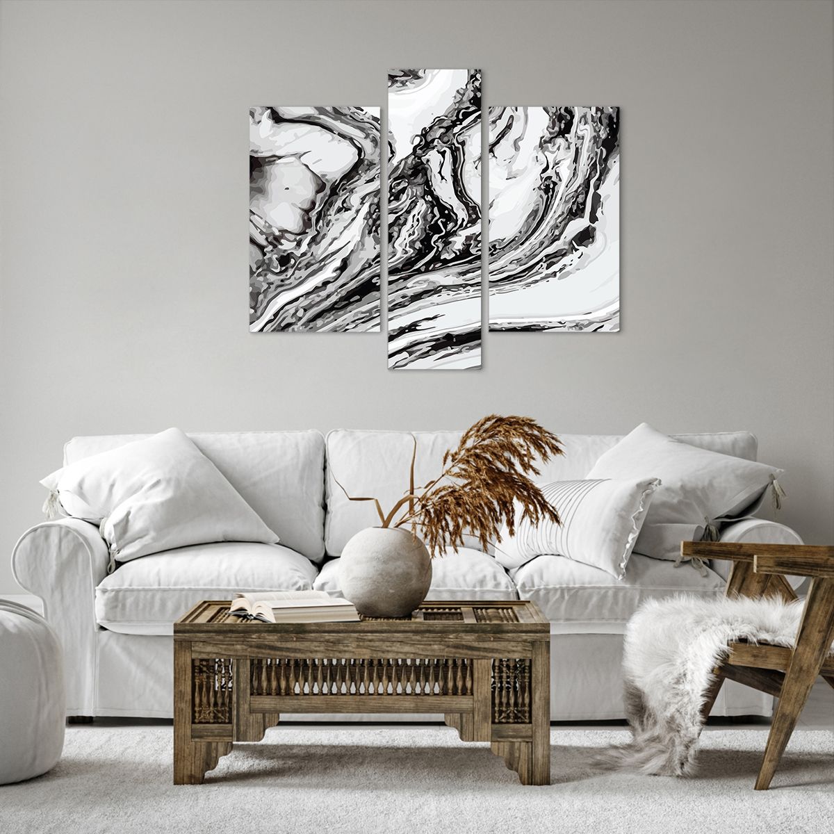 Obraz Na Płótnie - Kompozycja Kolor - 95X80 Cm - Cb95X80-4083