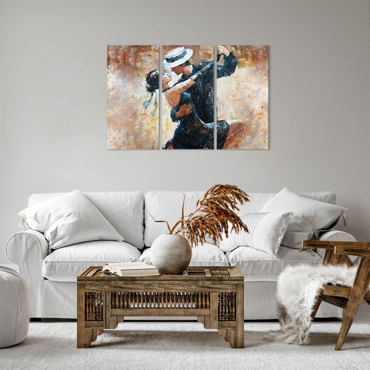 Obraz Na Płótnie - Tancerze Tango - 105X70 Cm - Ce105X70-3773
