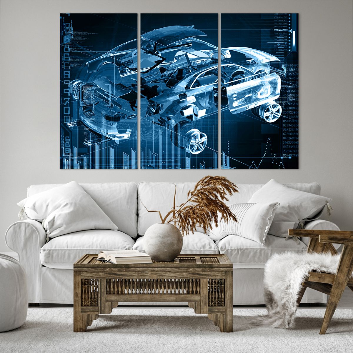 Obraz Na Płótnie - Samochód Prototyp - 165X110 Cm - Ce165X110-2615