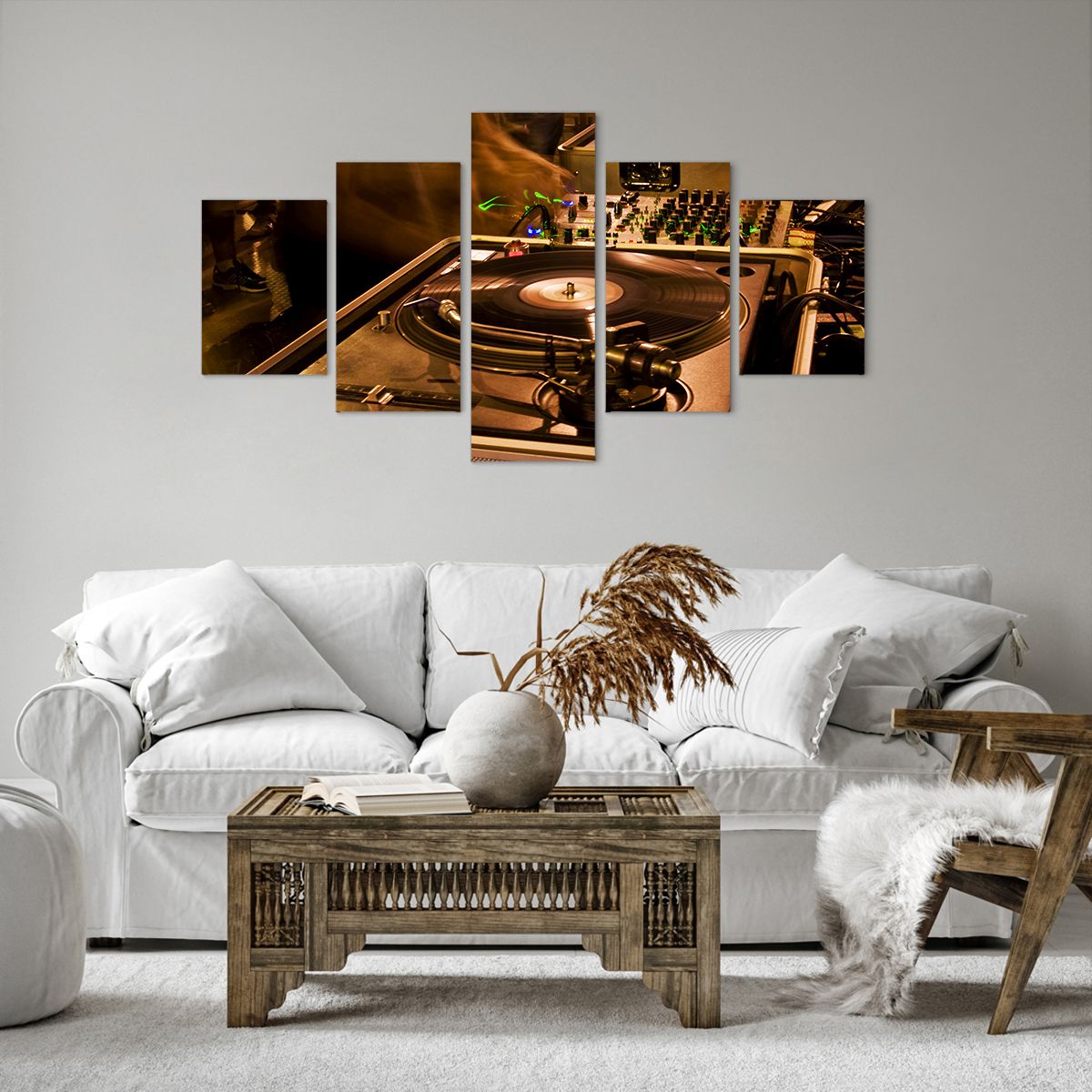 Obraz Na Płótnie - Studio Nagrań  - 125X70 Cm - Ea125X70-0505