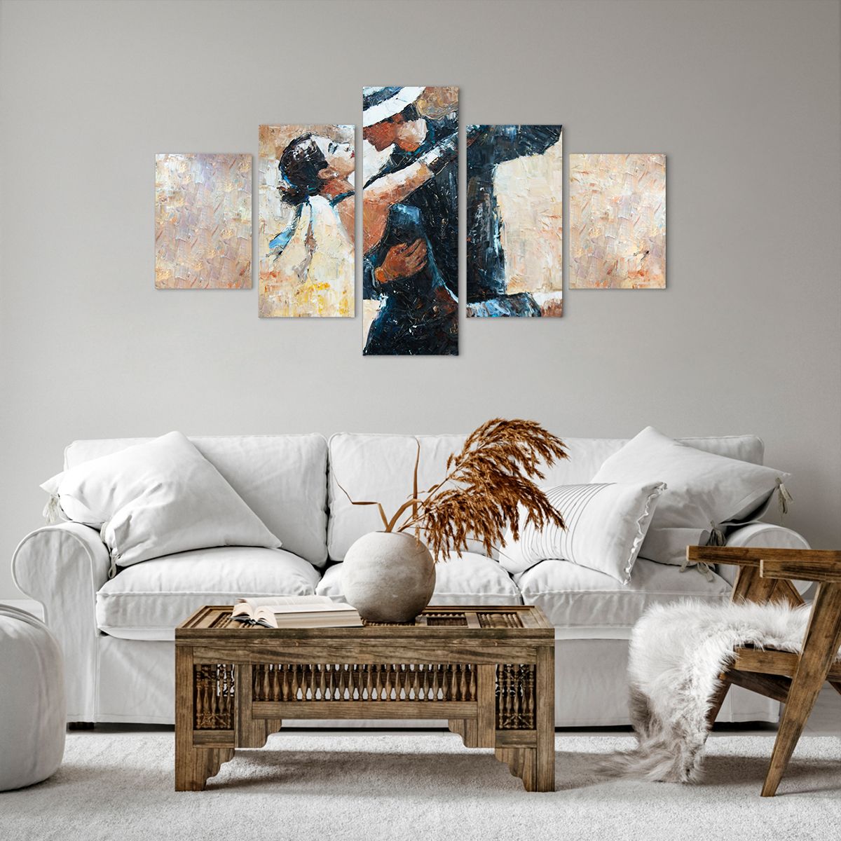 Obraz Na Płótnie - Tancerze Tango - 125X70 Cm - Ea125X70-3773