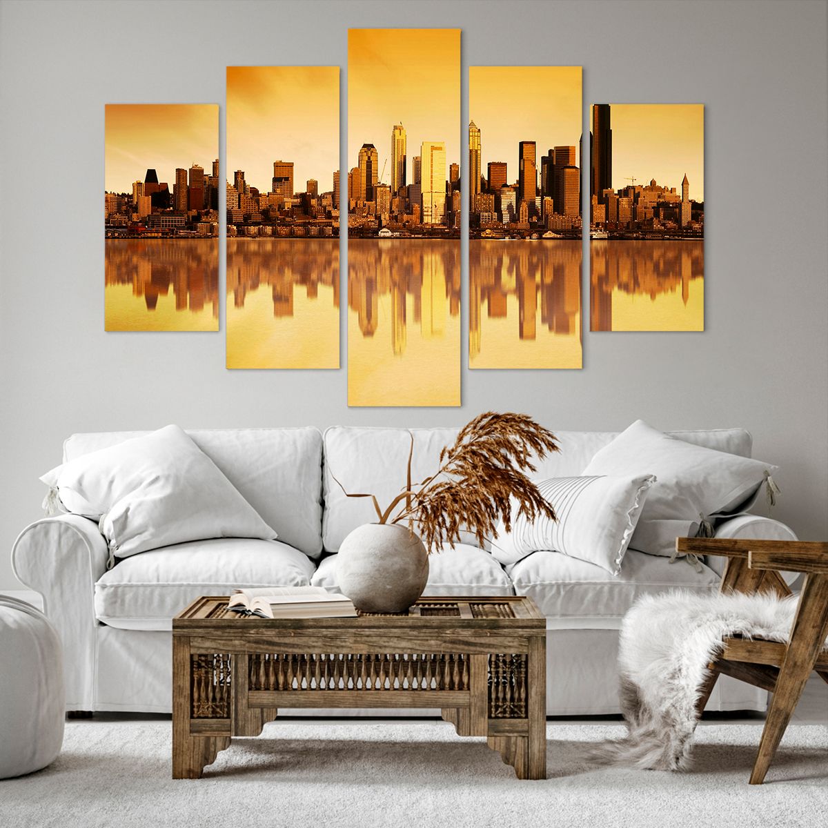 Obraz Na Płótnie - Seattle Miasto - 150X100 Cm - Ea150X100-0118