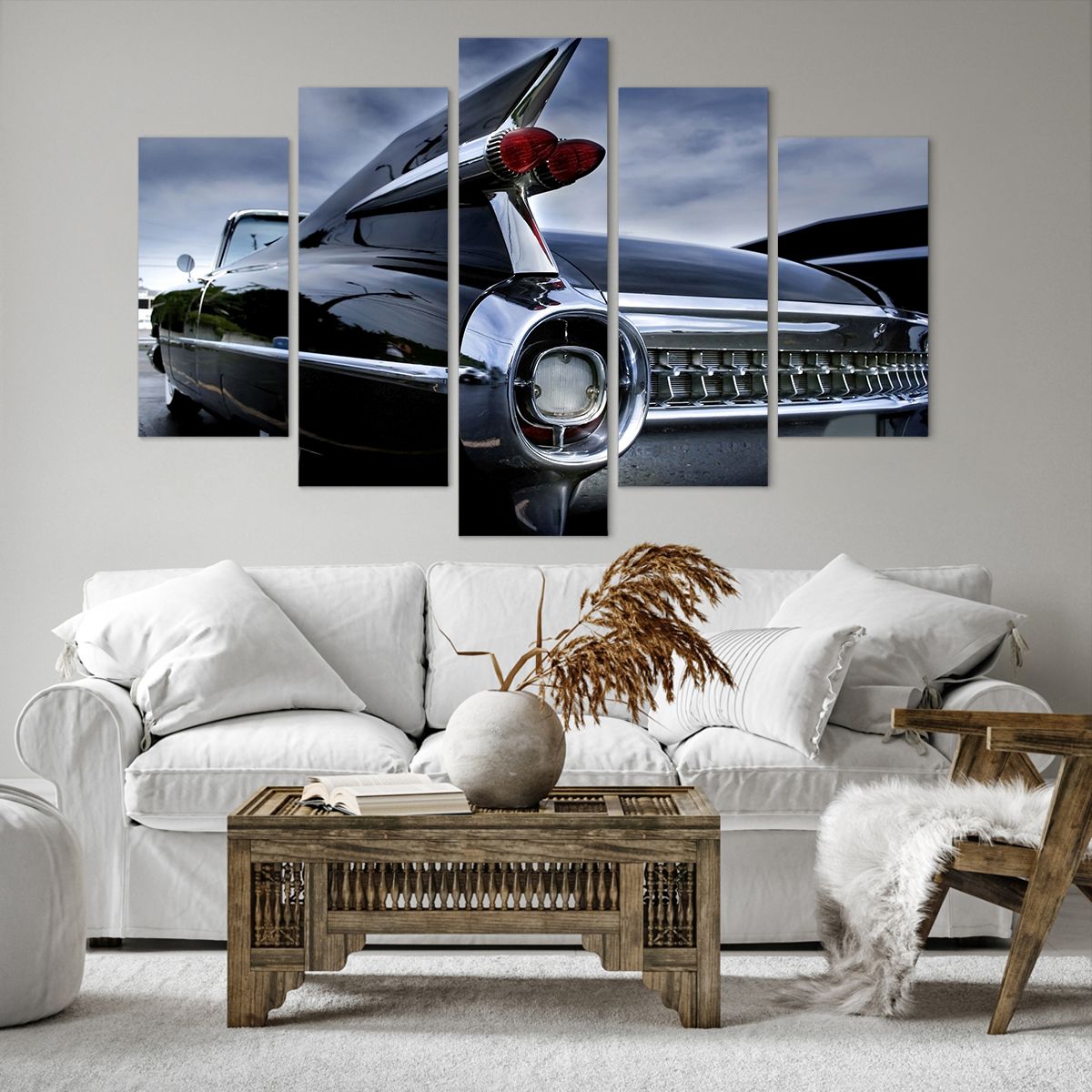 Obraz Na Płótnie - Cadillac Samochód - 150X100 Cm - Ea150X100-0159