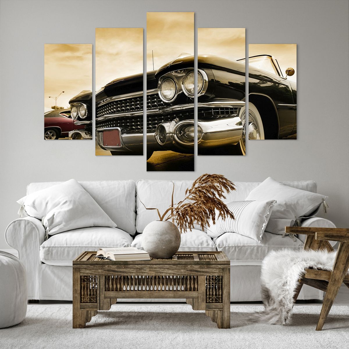 Obraz Na Płótnie - Cadillac Samochód - 150X100 Cm - Ea150X100-0160