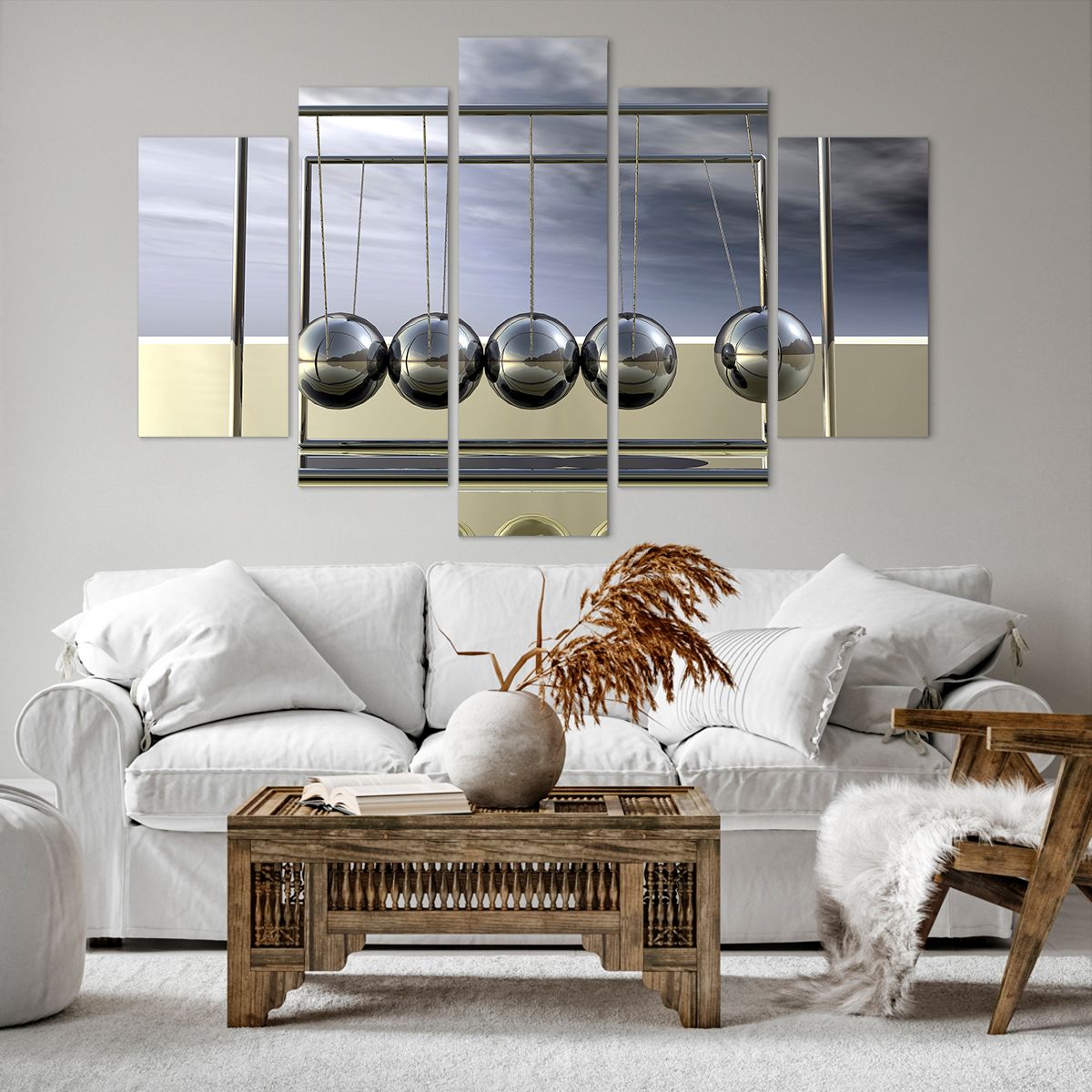 Obraz Na Płótnie - Kule Kompozycja - 150X100 Cm - Ea150X100-0252