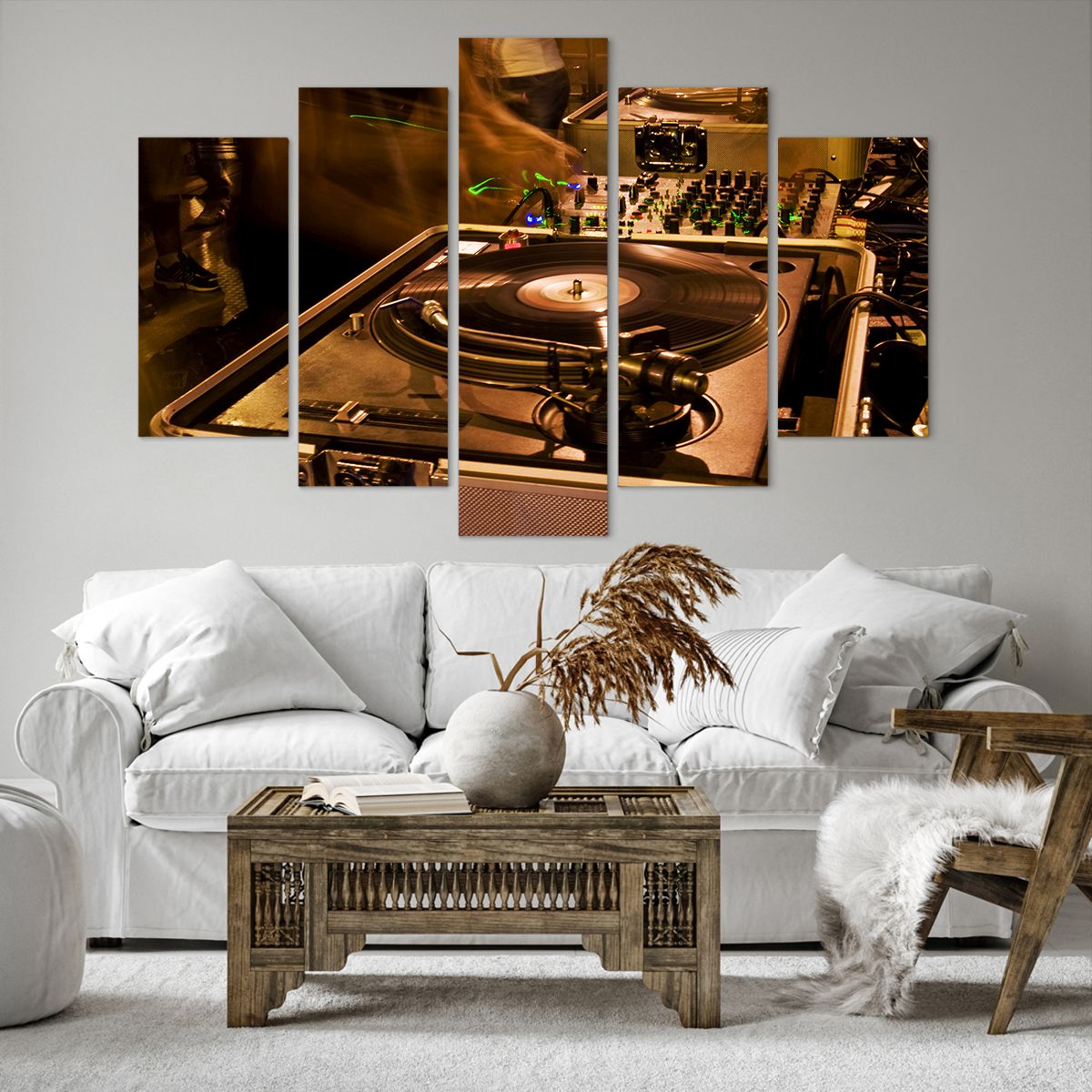 Obraz Na Płótnie - Studio Nagrań  - 150X100 Cm - Ea150X100-0505