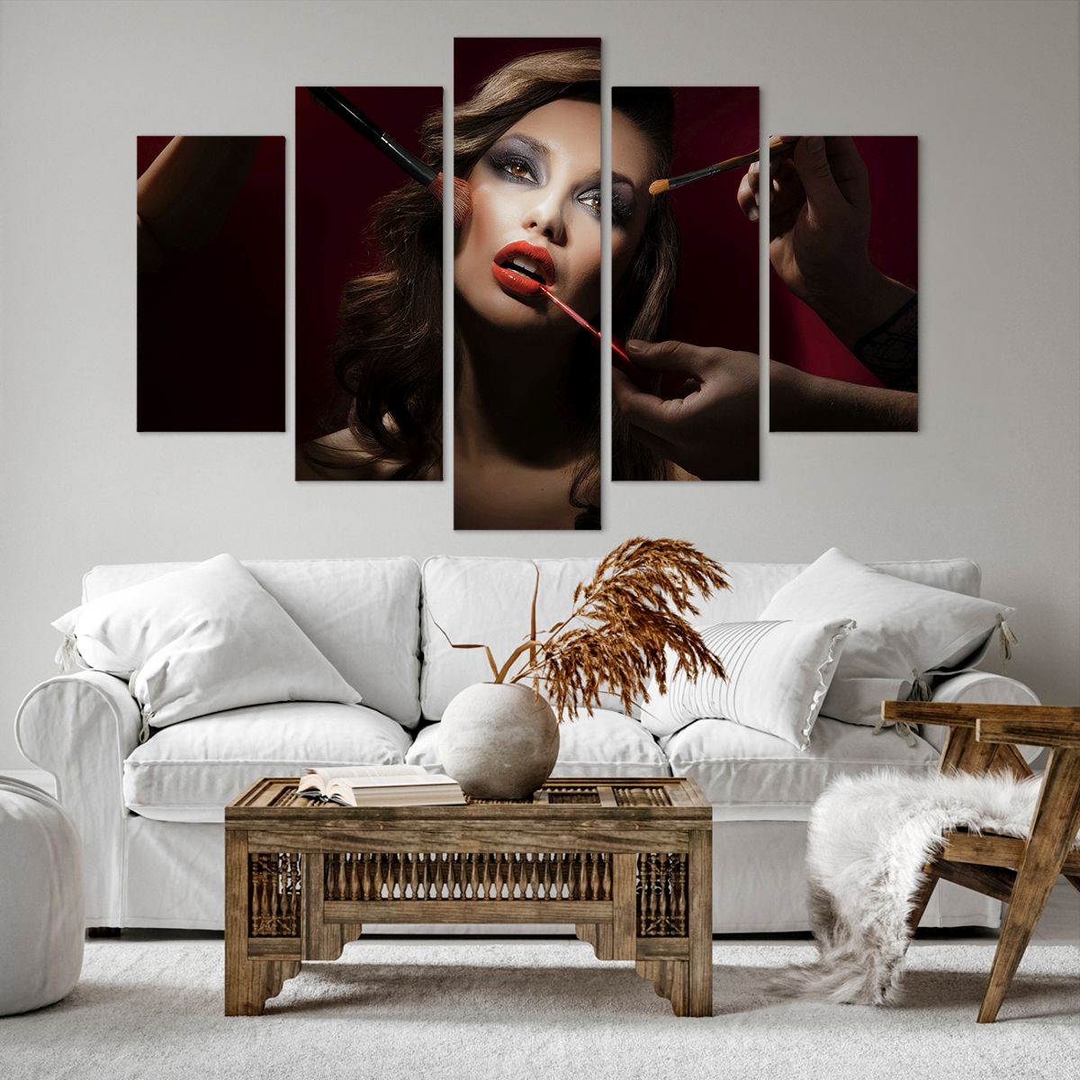 Obraz Na Płótnie - Kobieta Modelka - 150X100 Cm - Ea150X100-2597