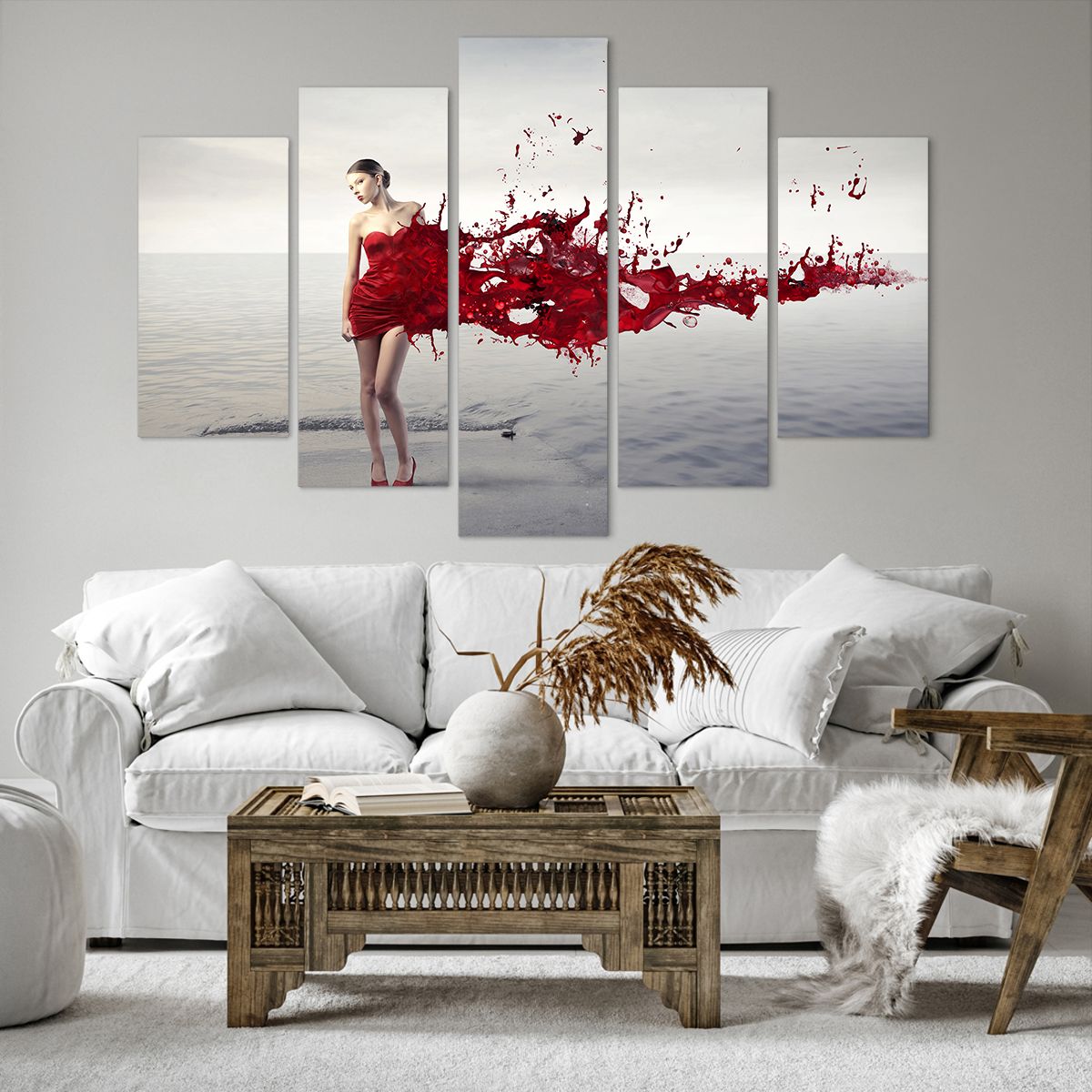 Obraz Na Płótnie - Kobieta Modelka - 150X100 Cm - Ea150X100-2633