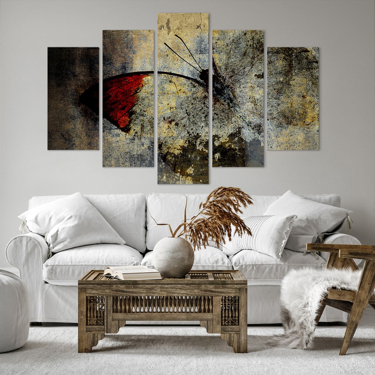 Obraz Na Płótnie - Motyl Wolność  - 150X100 Cm - Ea150X100-3678