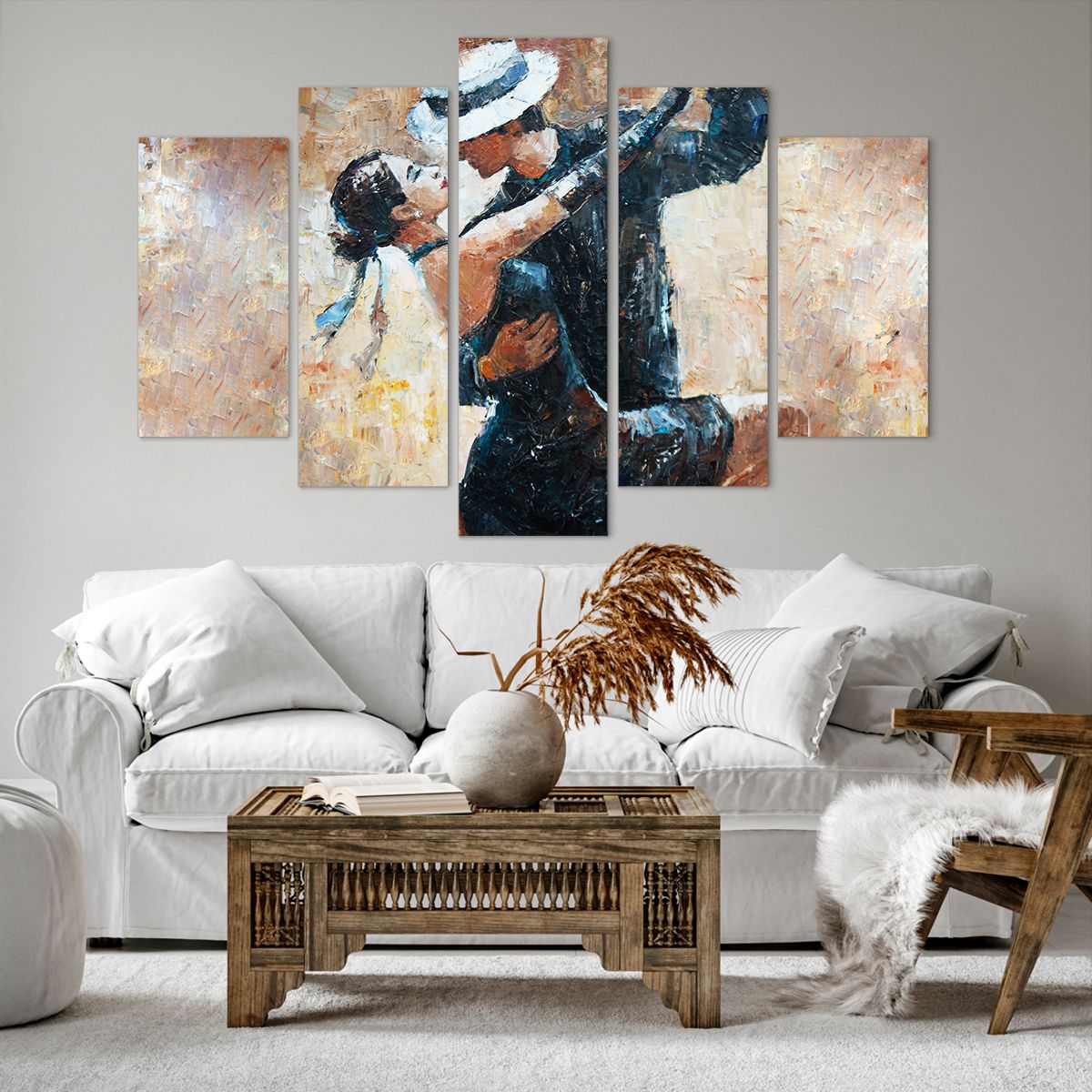 Obraz Na Płótnie - Tancerze Tango - 150X100 Cm - Ea150X100-3773