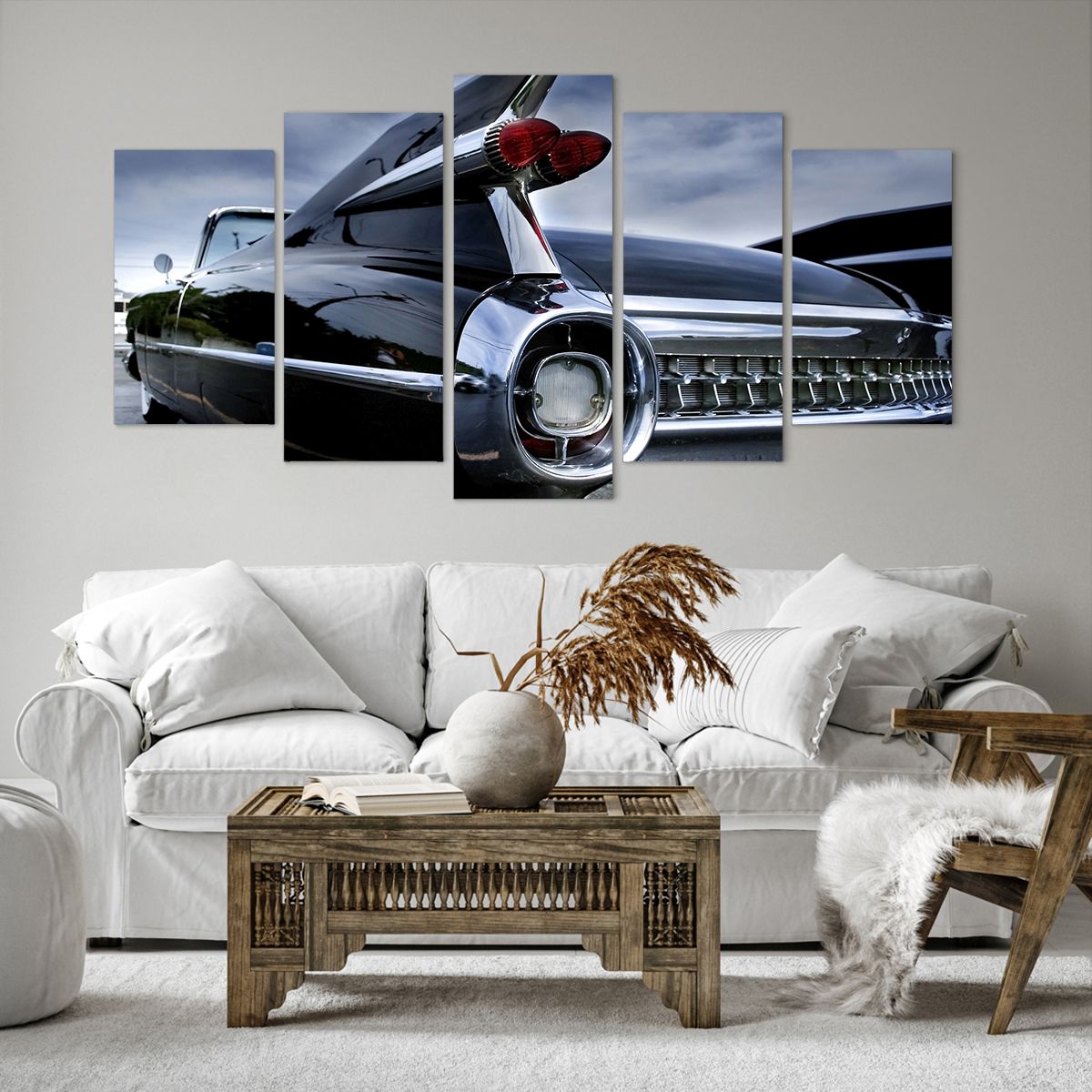 Obraz Na Płótnie - Cadillac Samochód - 160X85 Cm - Ea160X85-0159