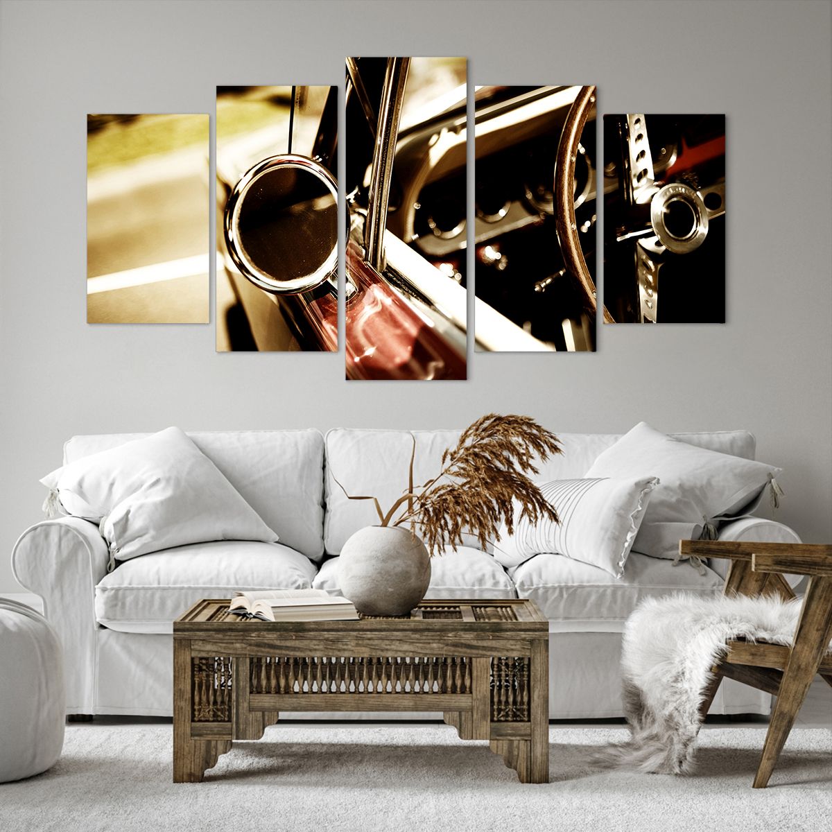 Obraz Na Płótnie - Cadillac Samochód - 160X85 Cm - Ea160X85-0195