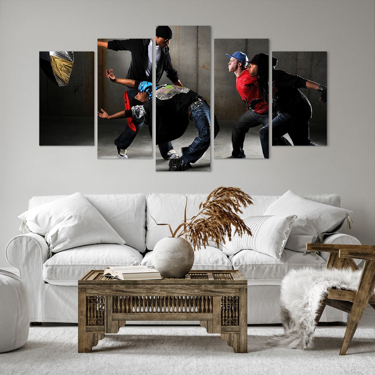 Obraz Na Płótnie - Breakdance Ulica - 160X85 Cm - Ea160X85-2126