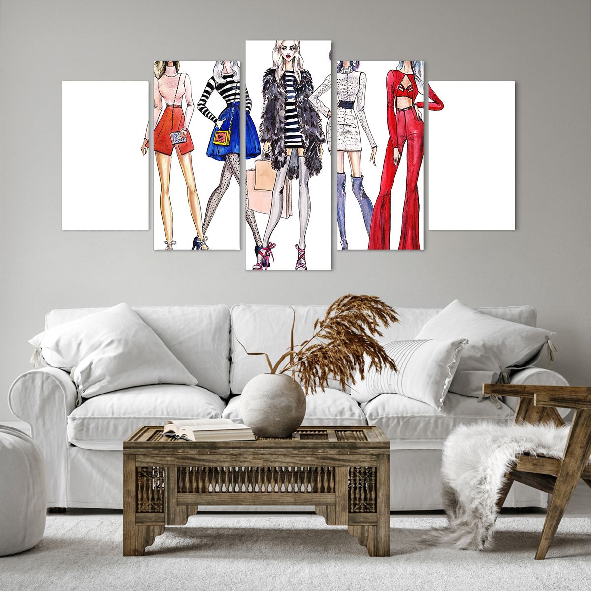 Obraz Na Płótnie - Kobieta Modelka - 160X85 Cm - Ea160X85-2855