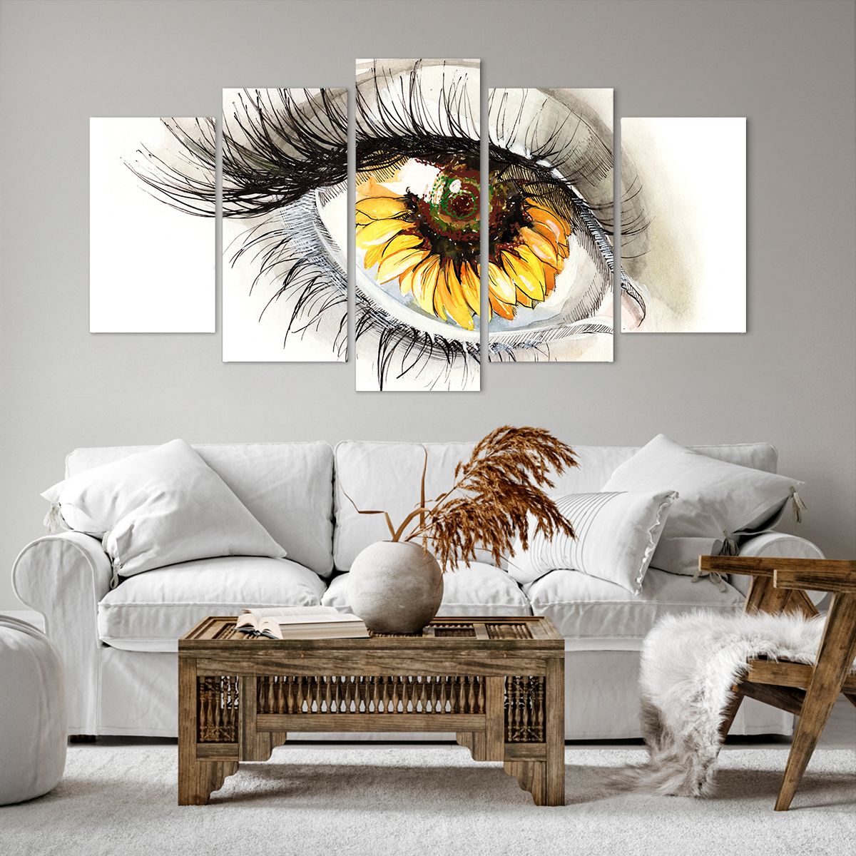 Obraz Na Płótnie - Kobieta Oko - 160X85 Cm - Ea160X85-3003