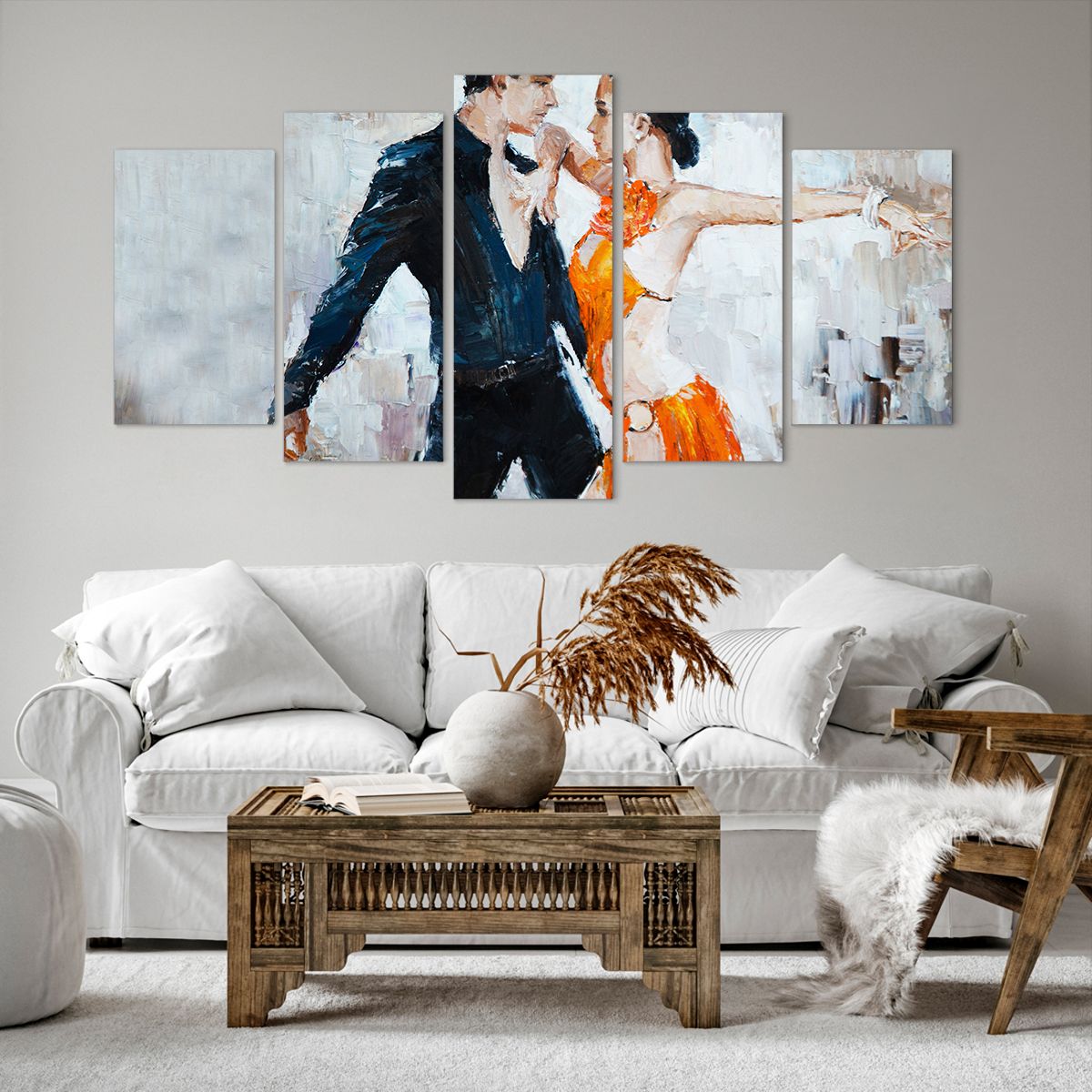 Obraz Na Płótnie - Samba Tancerze - 160X85 Cm - Ea160X85-3772
