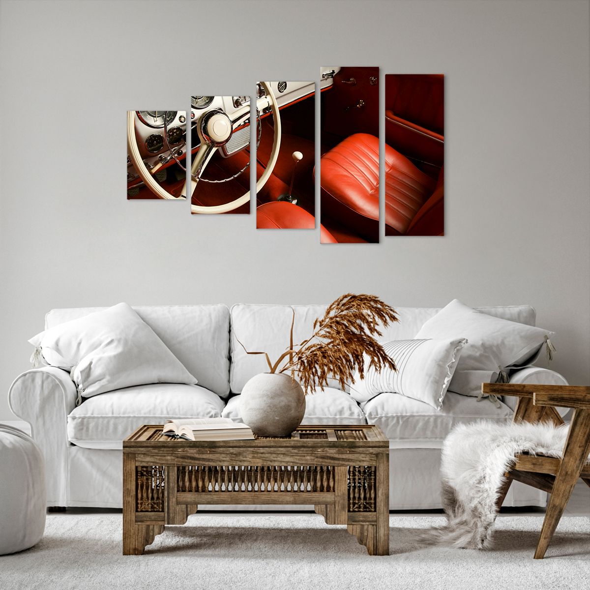 Obraz Na Płótnie - Samochód Retro - 100X60 Cm - Eg100X60-0149