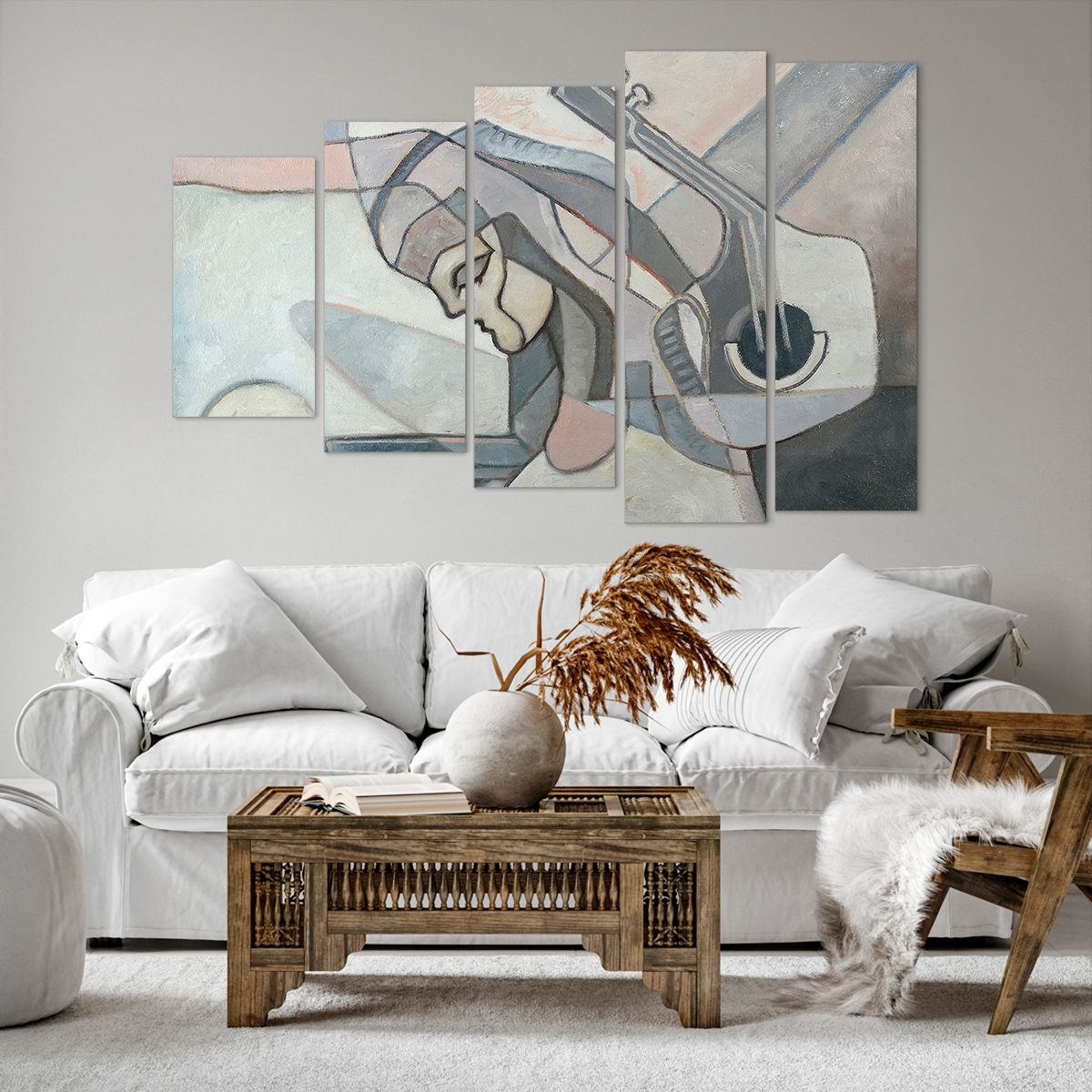 Obraz Na Płótnie - Kobieta Gitara  - 150X100 Cm - Eg150X100-3739