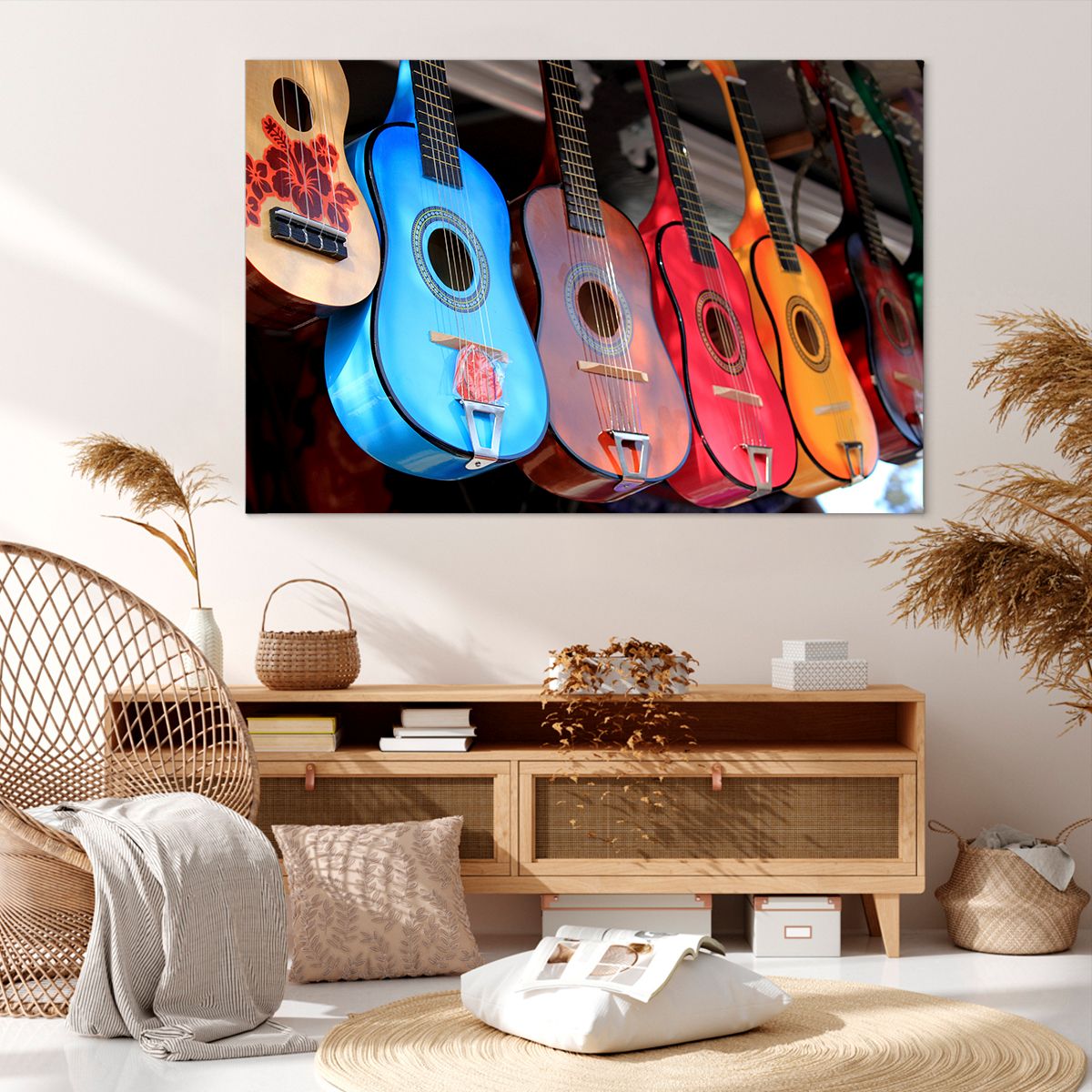 Obraz Na Płótnie - Gitara Muzyka - 120X80 Cm - Aa120X80-2221