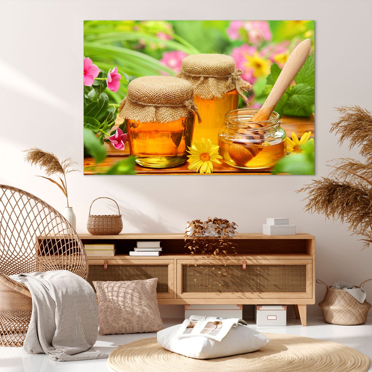 Obraz Na Płótnie - Miód Pasieka Ul - 120X80 Cm - Aa120X80-2475