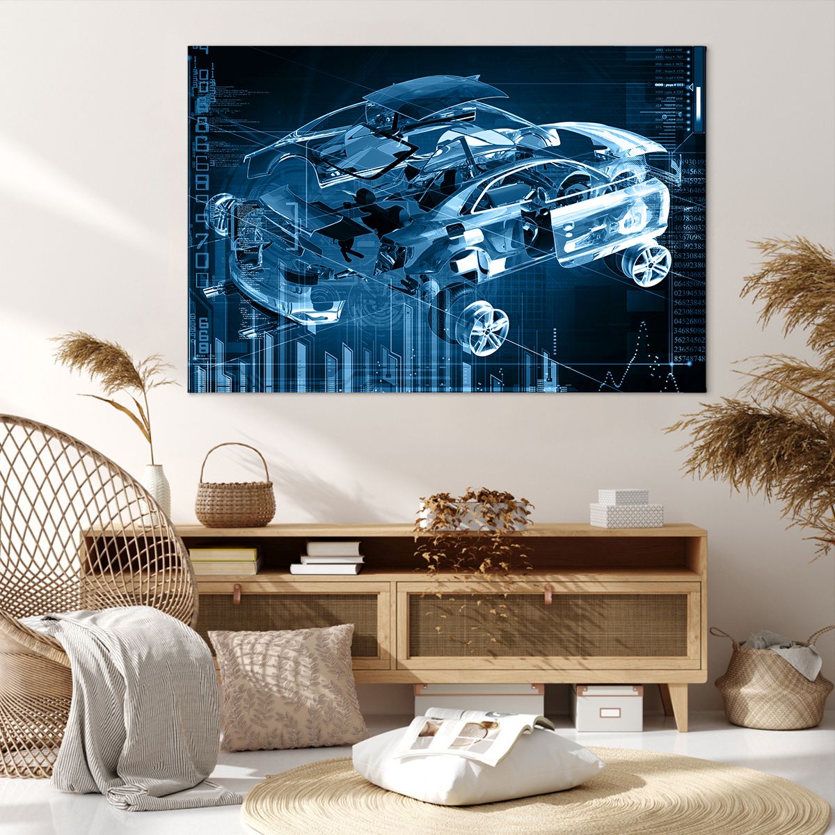 Obraz Na Płótnie - Samochód Prototyp - 120X80 Cm - Aa120X80-2615