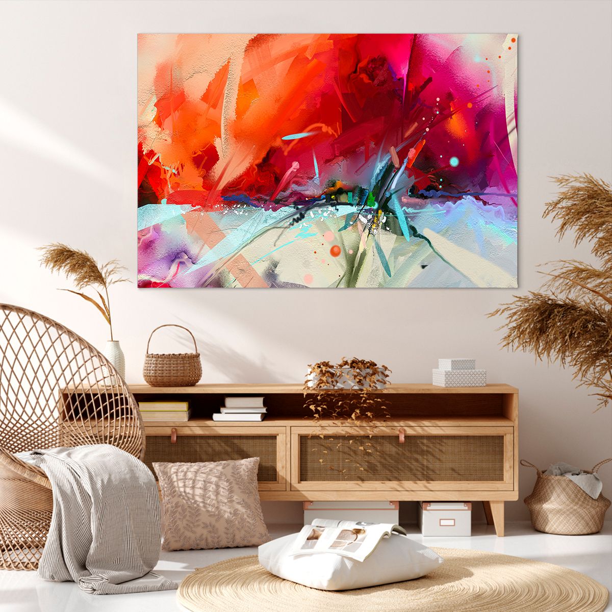 Obraz Na Płótnie - Kompozycja Dynamika - 120X80 Cm - Aa120X80-4036