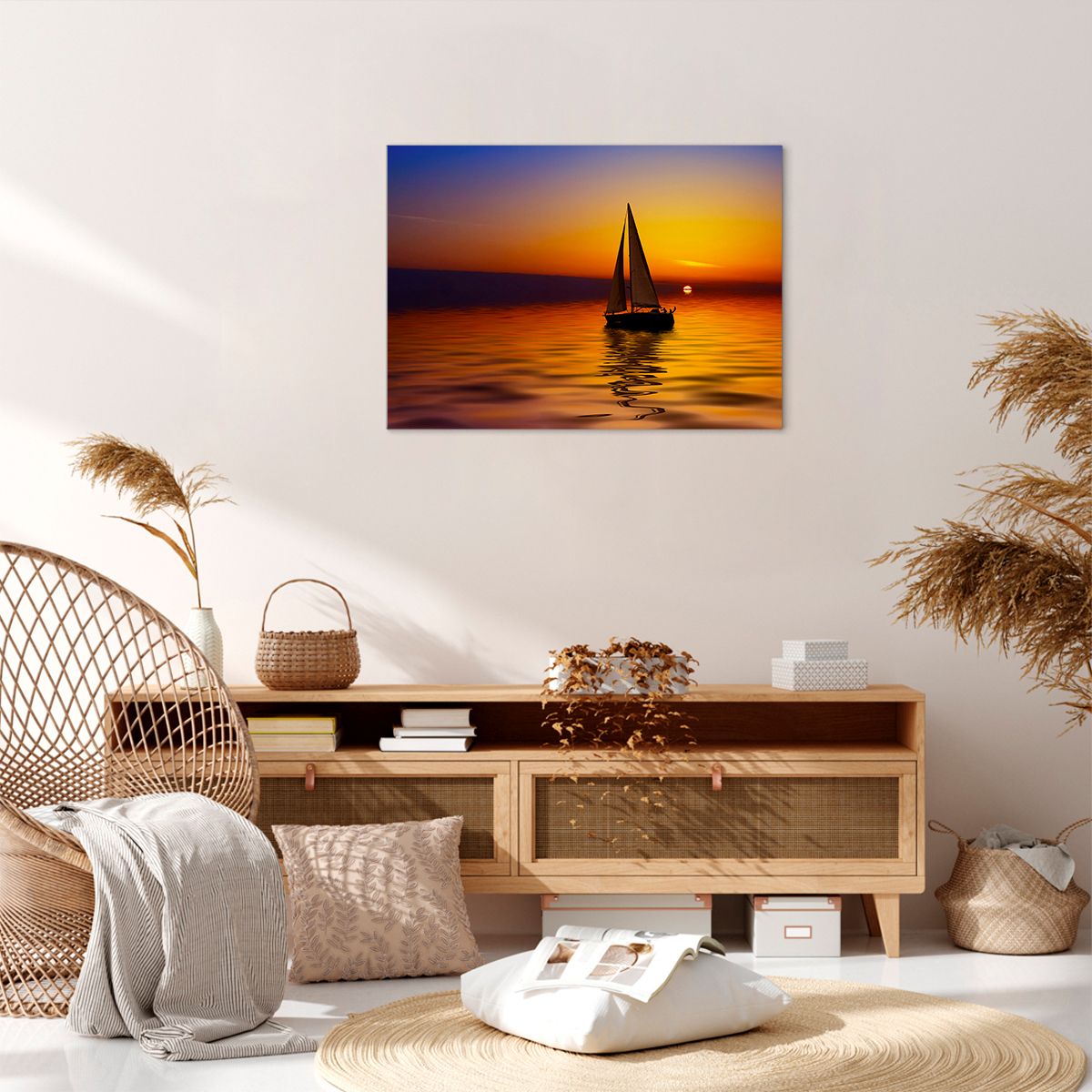 Obraz Na Płótnie - Żaglówka Rejs - 70X50 Cm - Aa70X50-0106