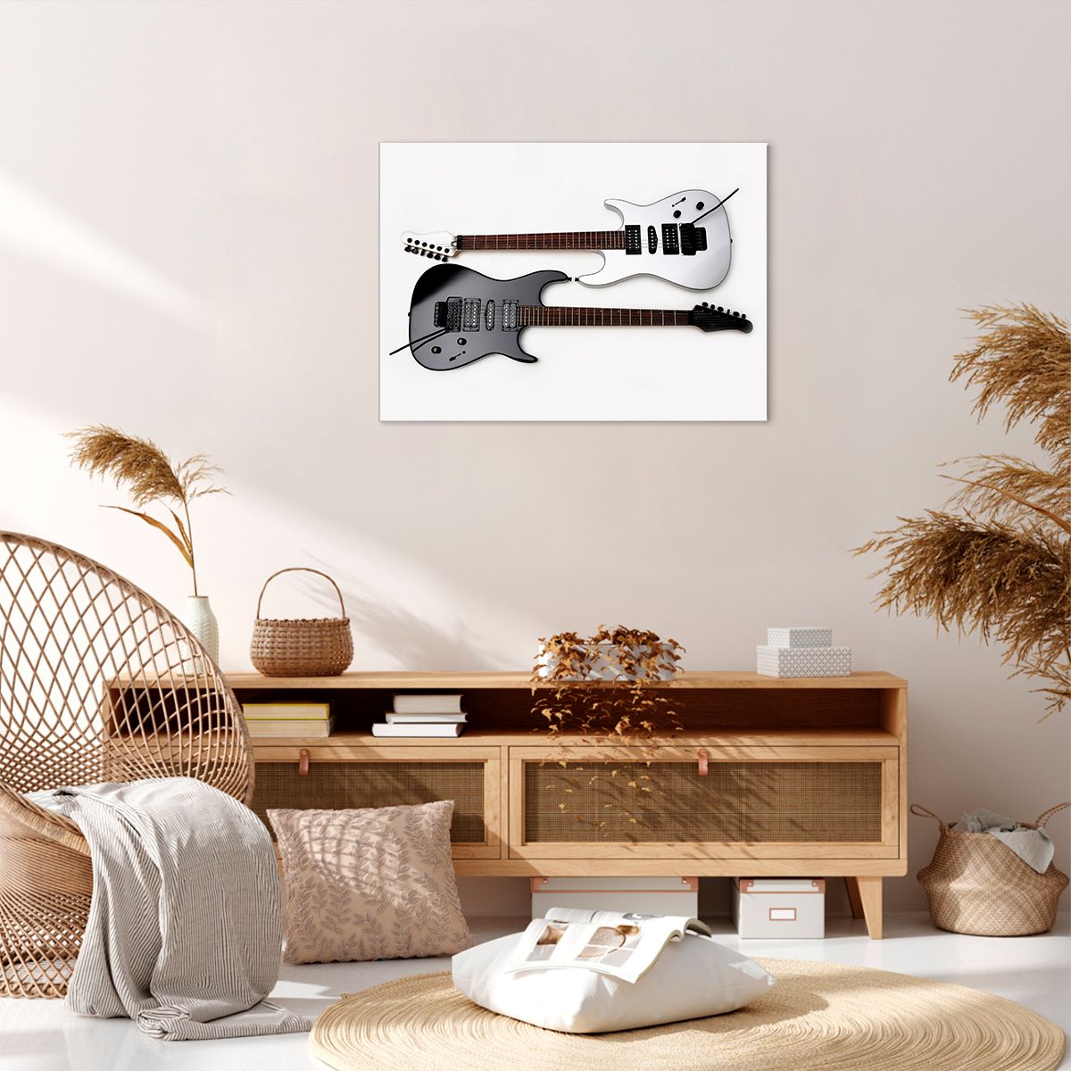 Obraz Na Płótnie - Gitara Muzyka  - 70X50 Cm - Aa70X50-0369