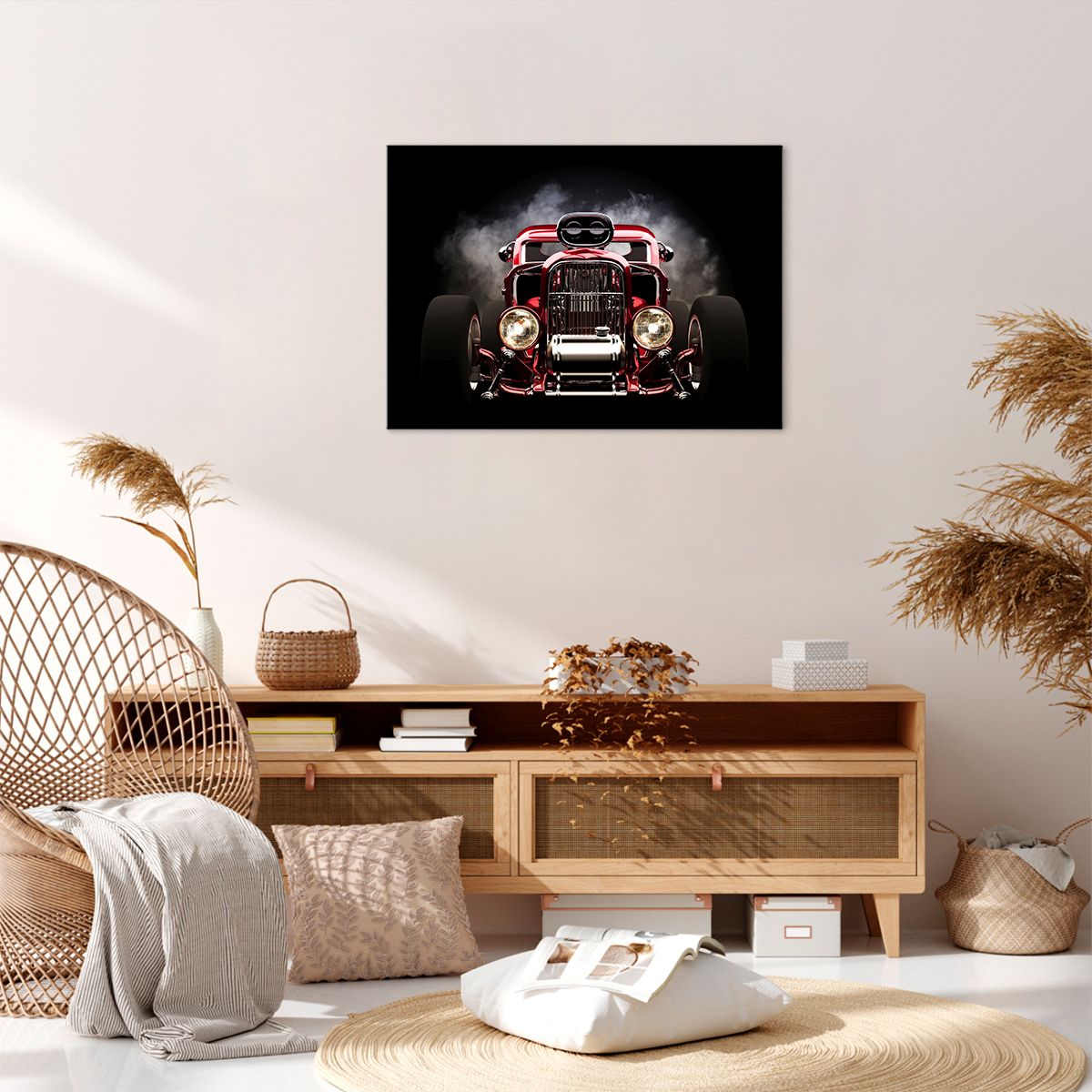 Obraz Na Płótnie - Samochód Retro - 70X50 Cm - Aa70X50-2422