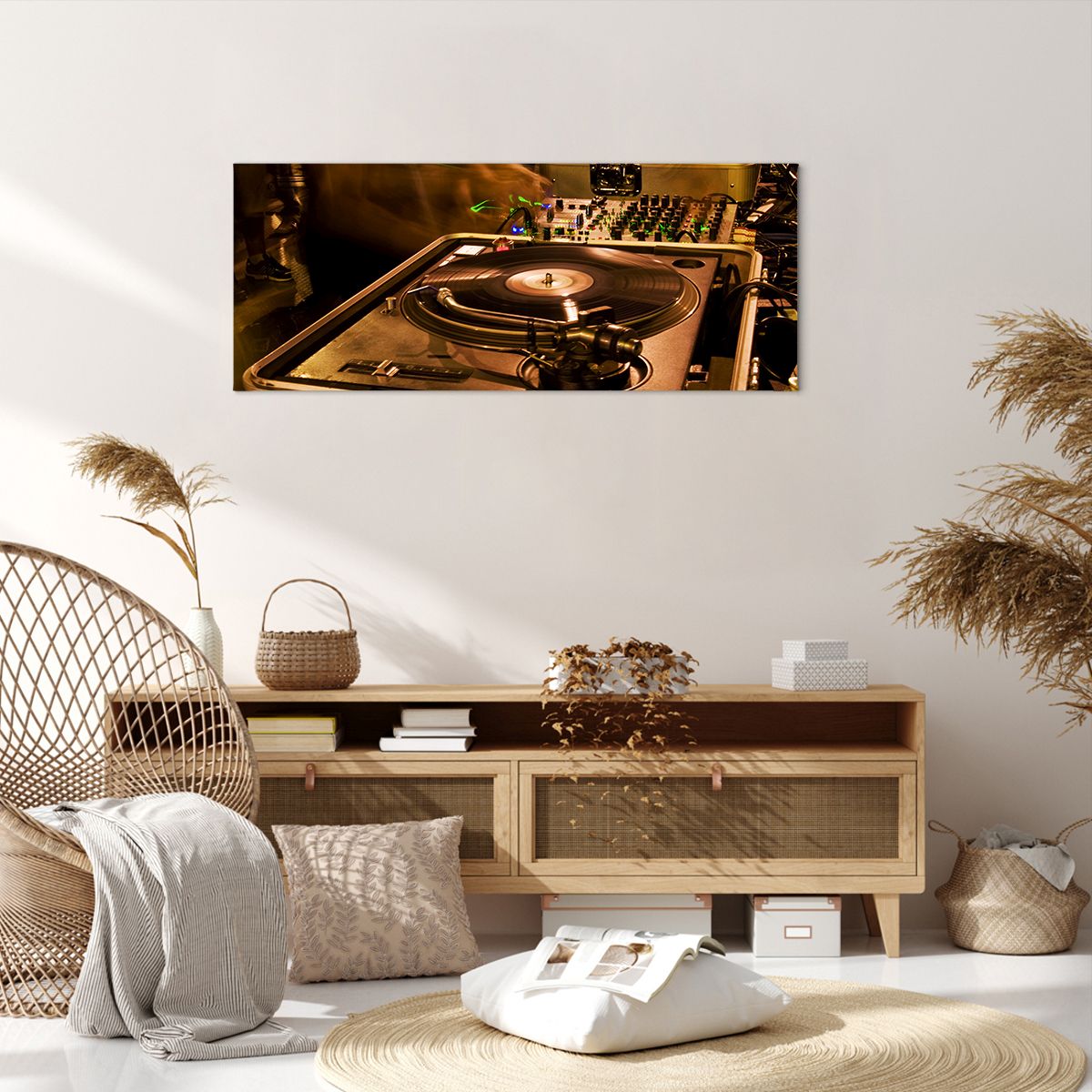 Obraz Na Płótnie - Studio Nagrań  - 100X40 Cm - Ab100X40-0505