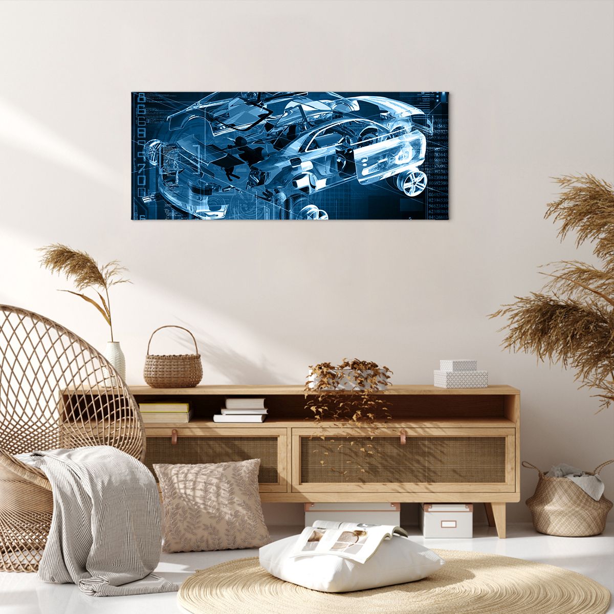 Obraz Na Płótnie - Samochód Prototyp - 100X40 Cm - Ab100X40-2615