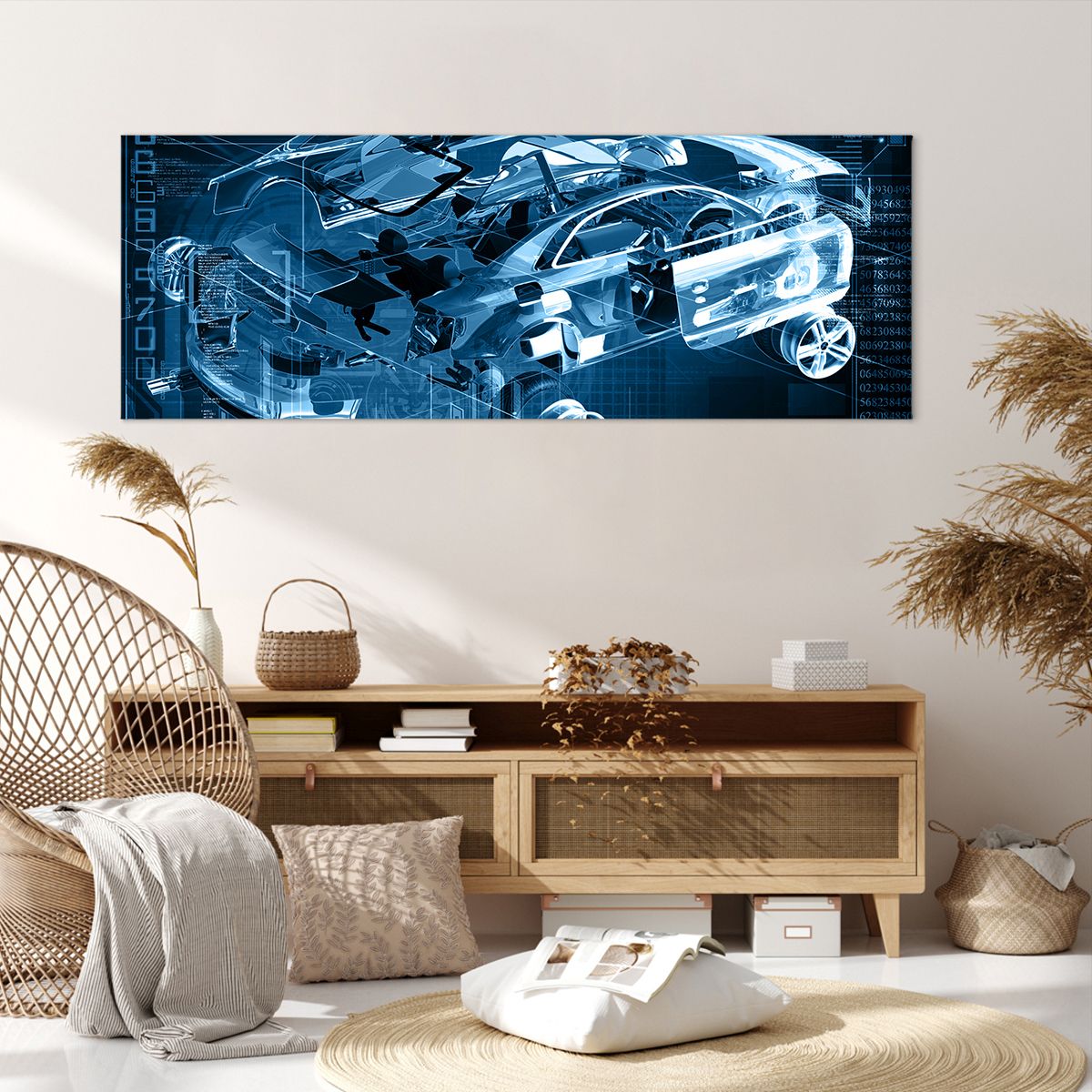 Obraz Na Płótnie - Samochód Prototyp - 140X50 Cm - Ab140X50-2615