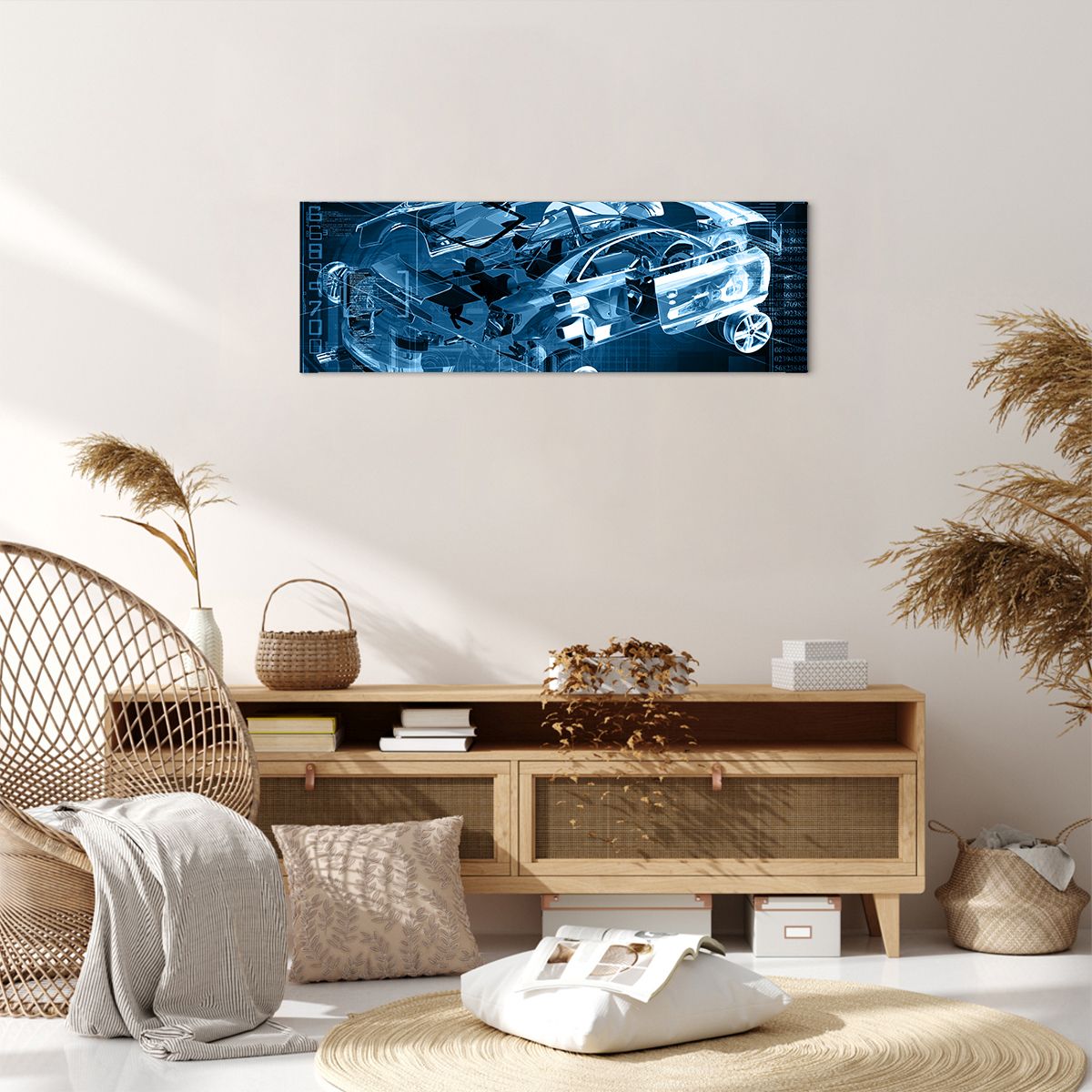 Obraz Na Płótnie - Samochód Prototyp - 90X30 Cm - Ab90X30-2615