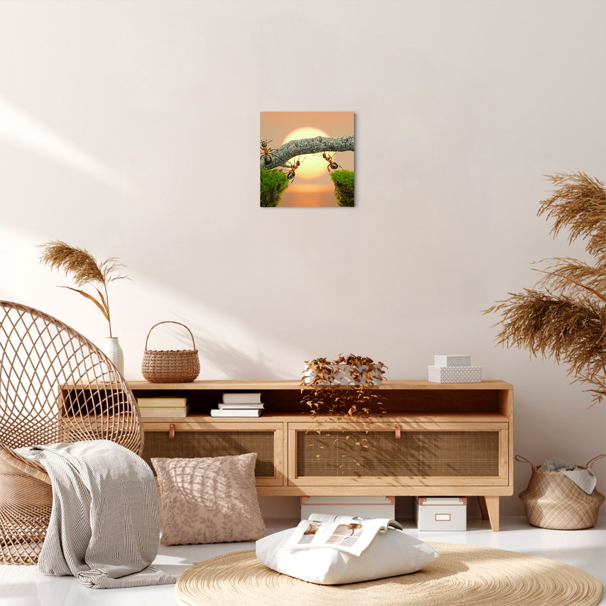 Obraz Na Płótnie - Przyroda Mrówka - 30X30 Cm - Ac30X30-2104
