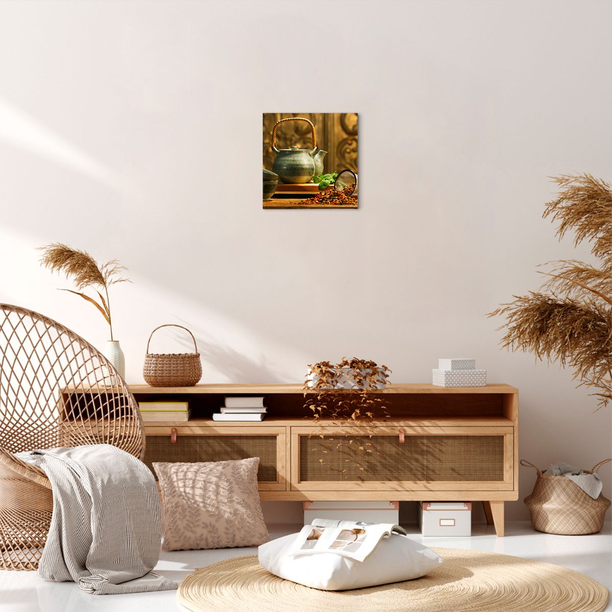 Obraz Na Płótnie - Imbryk Herbata - 30X30 Cm - Ac30X30-2628