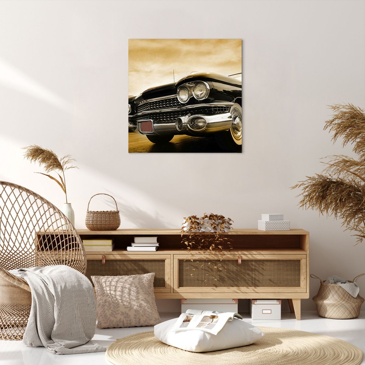 Obraz Na Płótnie - Cadillac Samochód - 60X60 Cm - Ac60X60-0160